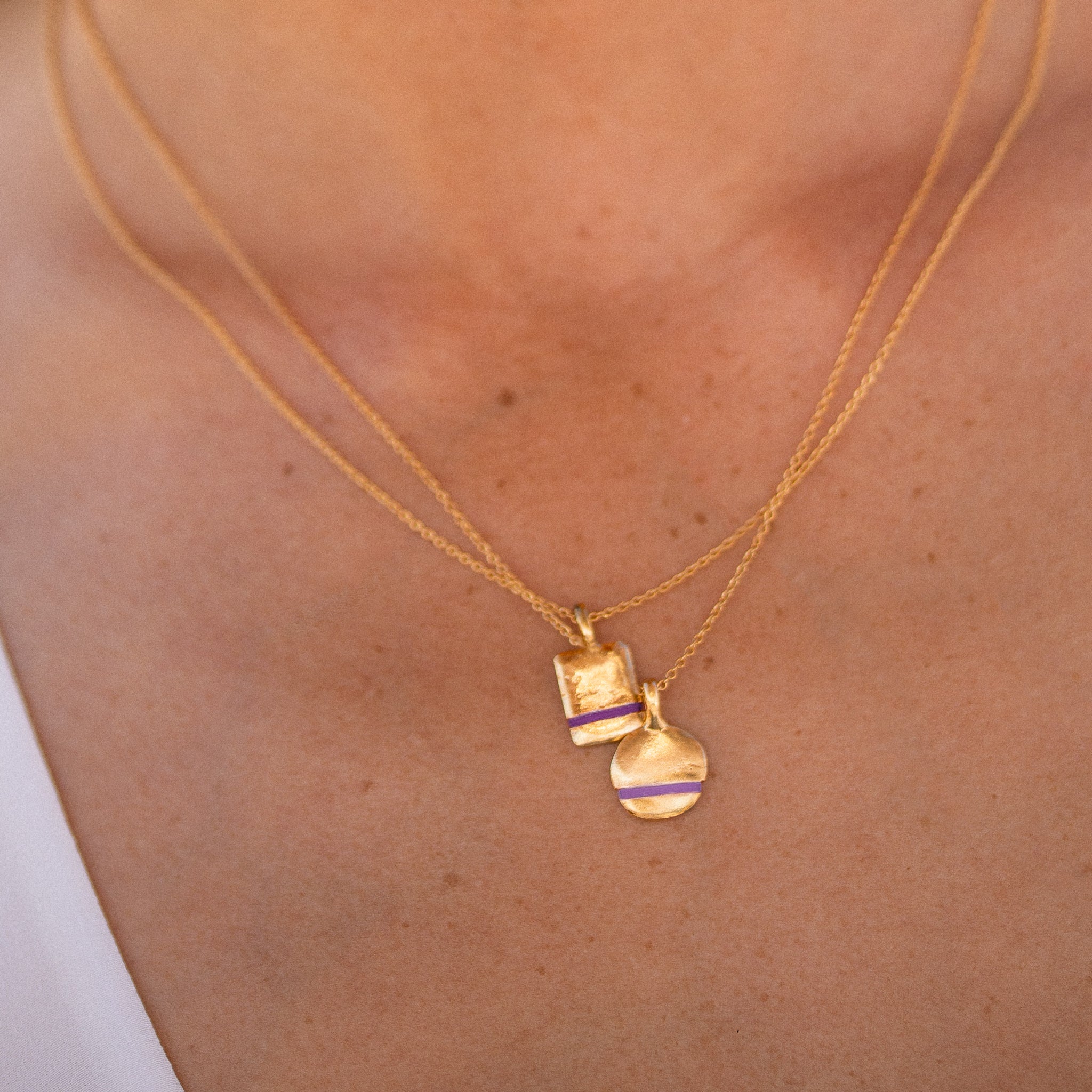 The Mini Full-Circle Necklace - Thousand Fibres