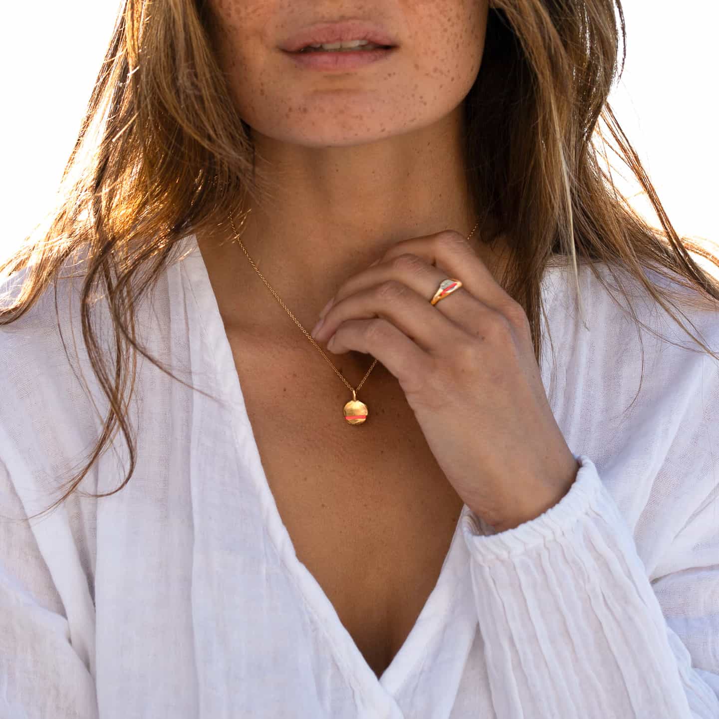 The Mini Full-Circle Necklace - Thousand Fibres