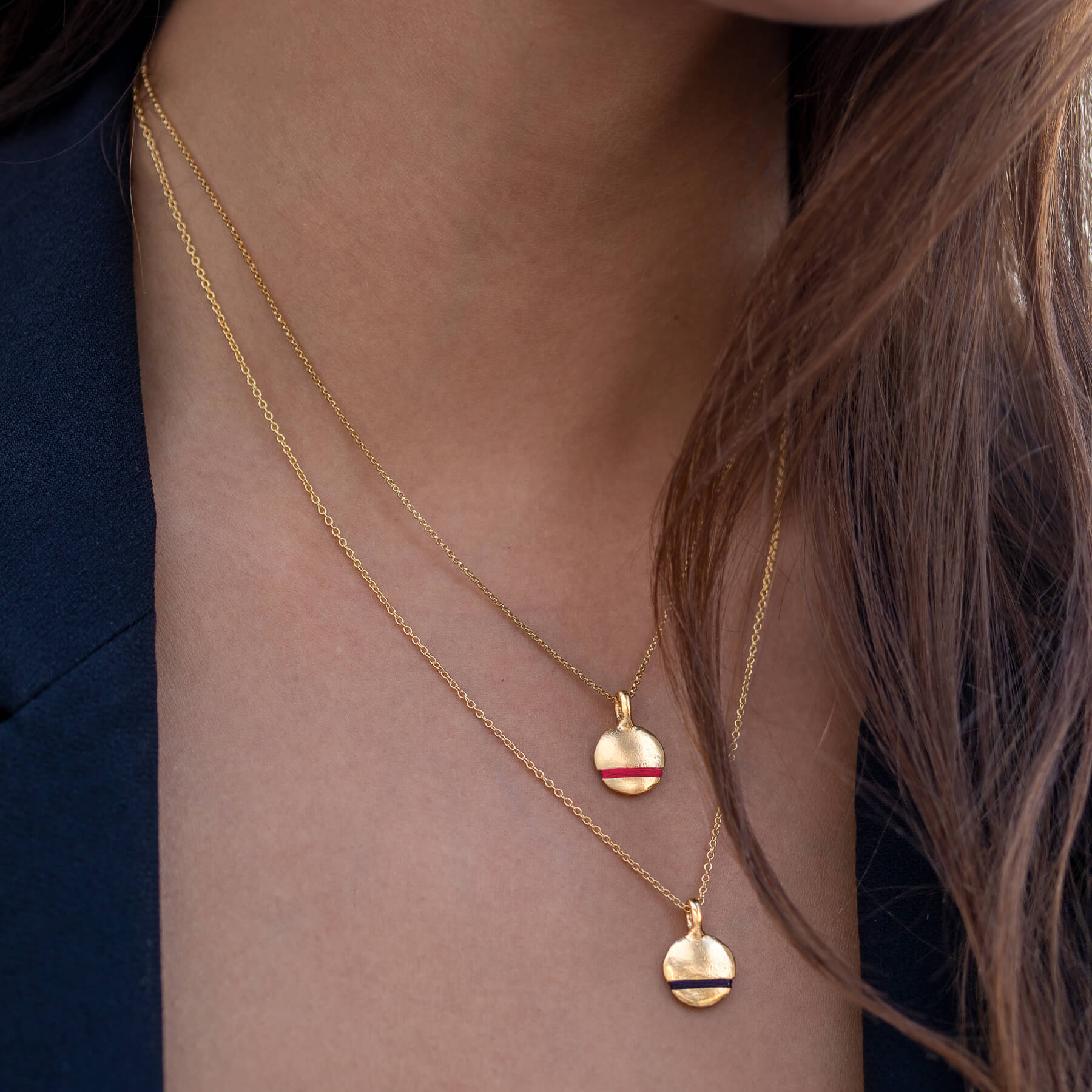 The Mini Full-Circle Necklace - Thousand Fibres