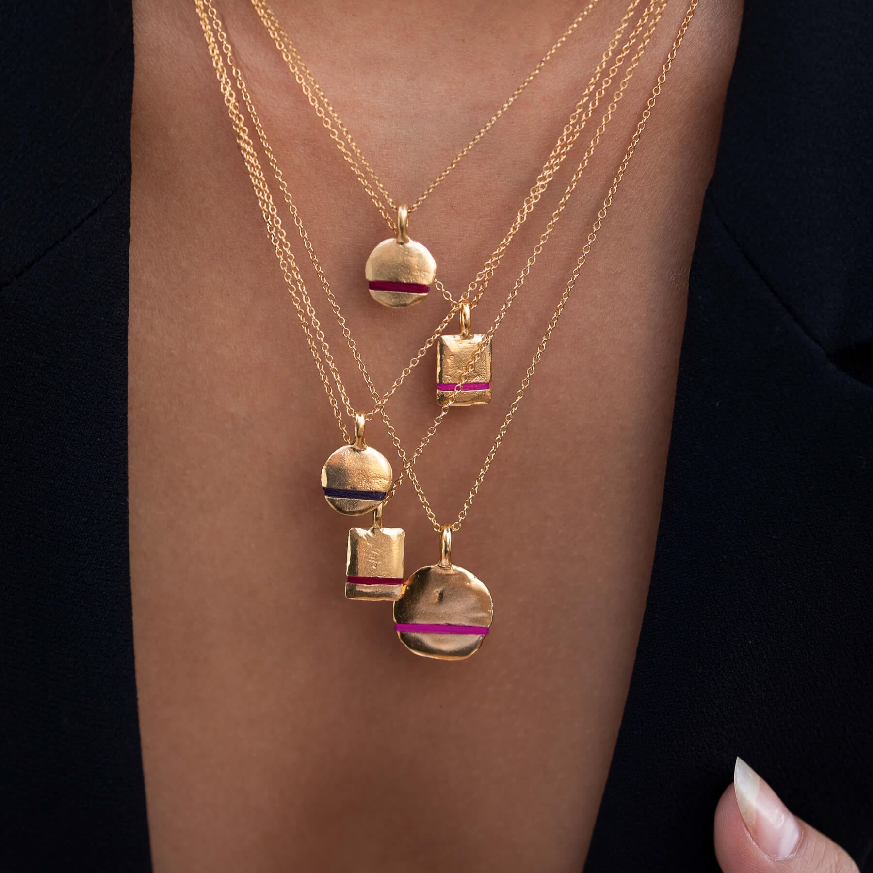 The Midi Full-Circle Necklace - Thousand Fibres