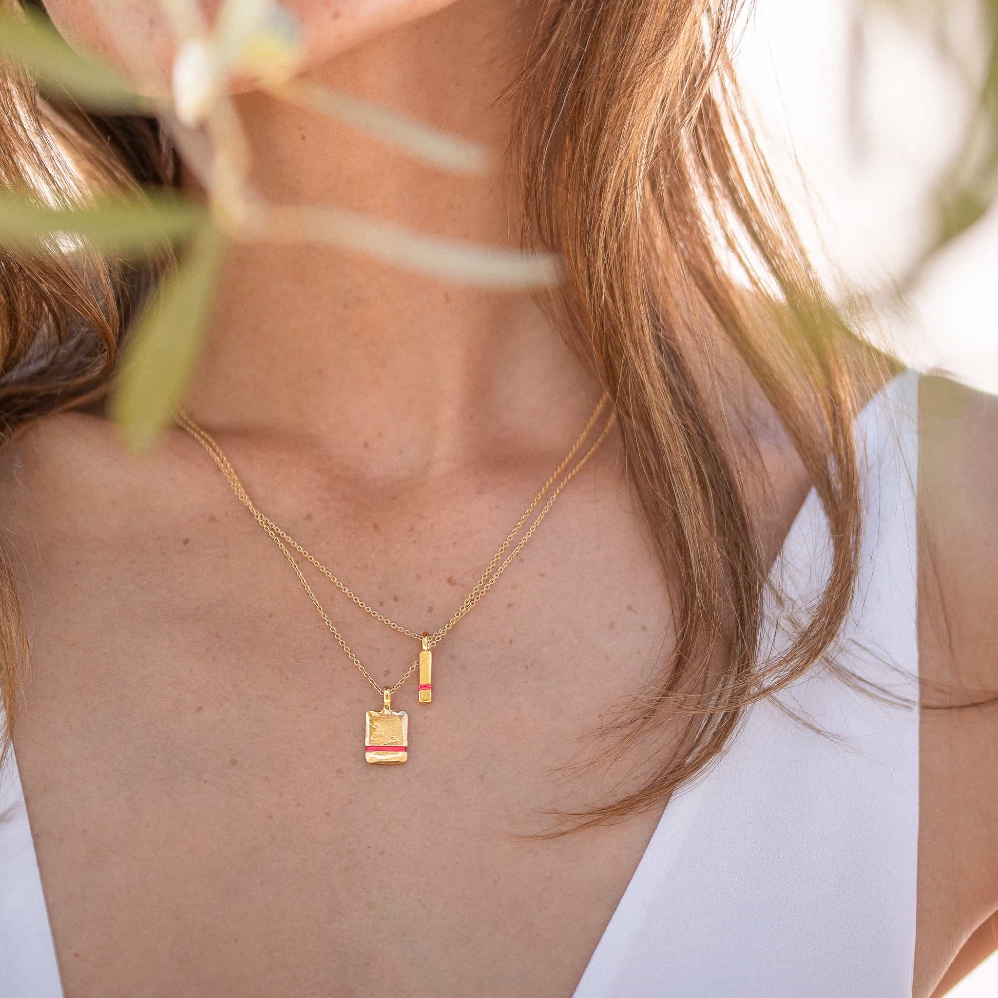 The Mini Between-Us Necklace - Thousand Fibres