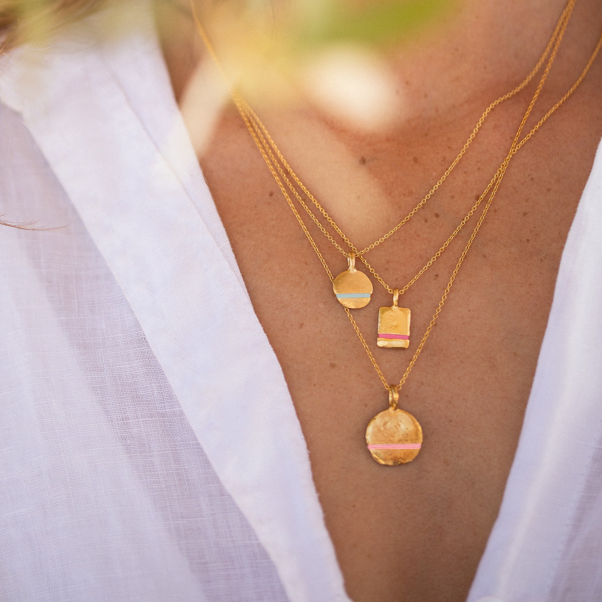 The Mini True Reflections Necklace - Thousand Fibres