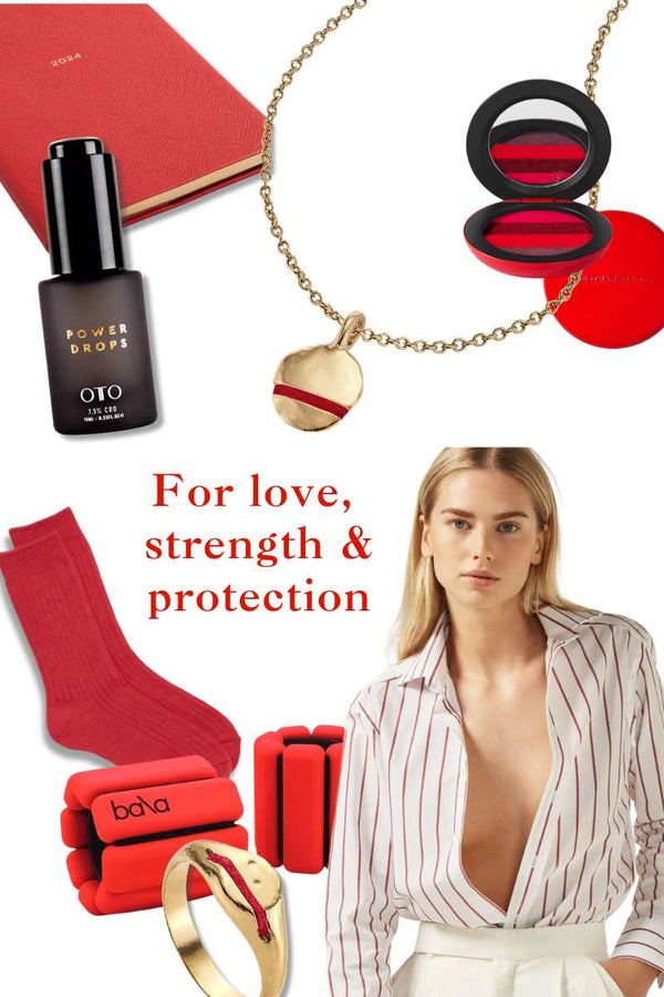 The Best Red Gifts for love. Gifts for strength. Gifts for protection. Featuring Fairmined gold meaningful jewellery