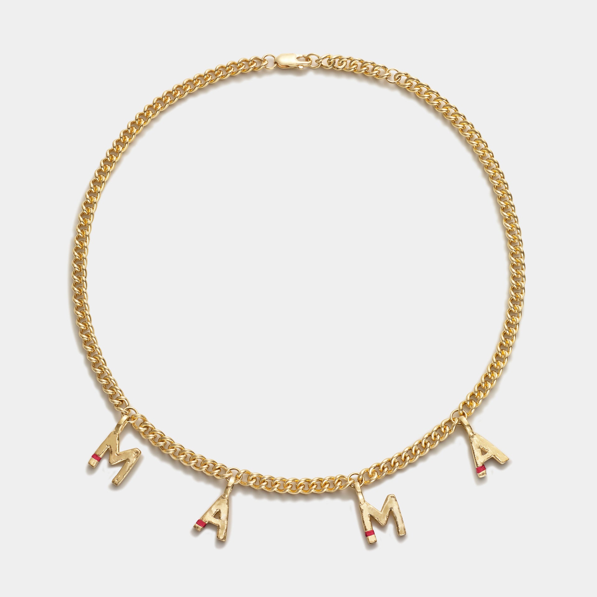 MAMA Curb Necklace