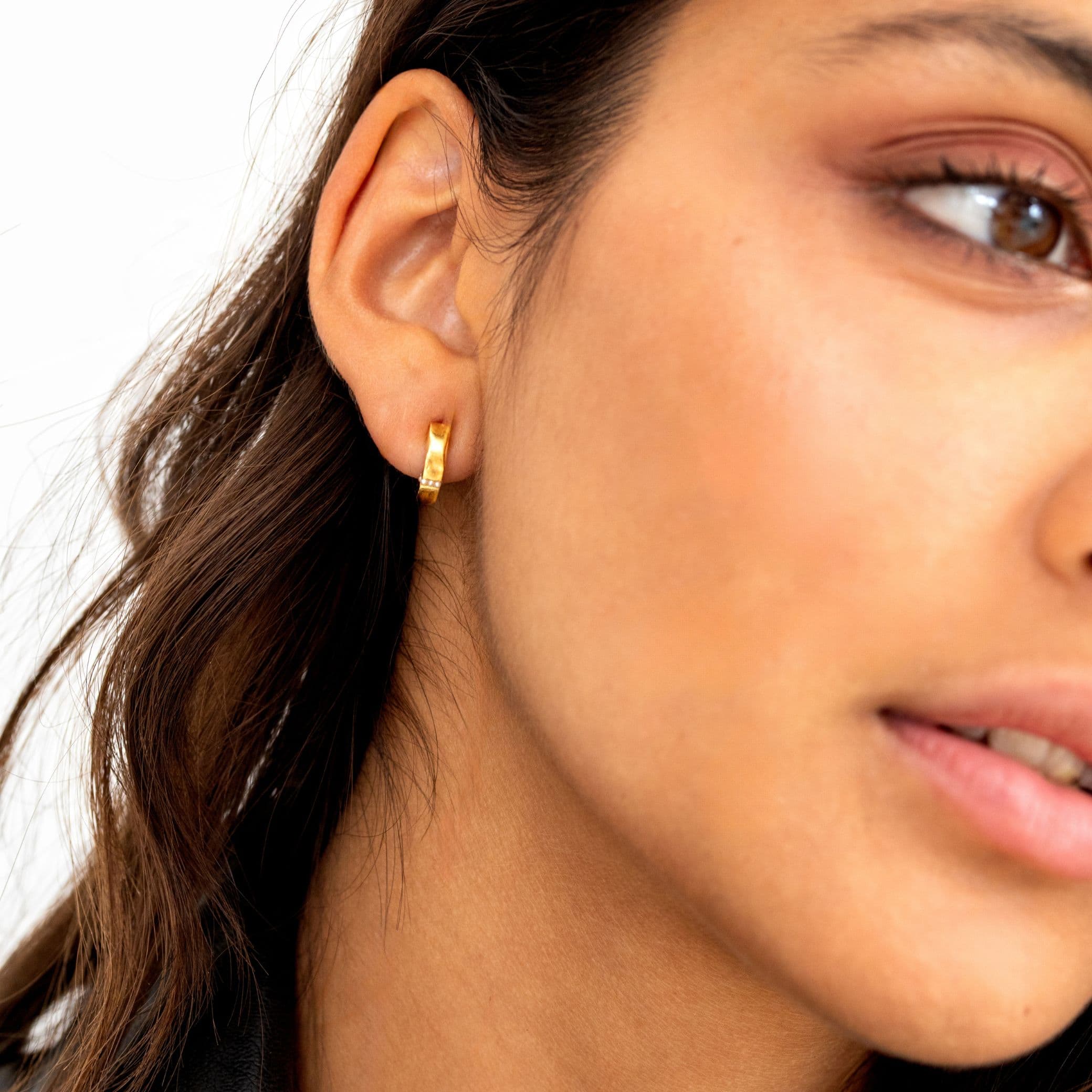 The Pearl Mini Flow State Earrings - Thousand Fibres