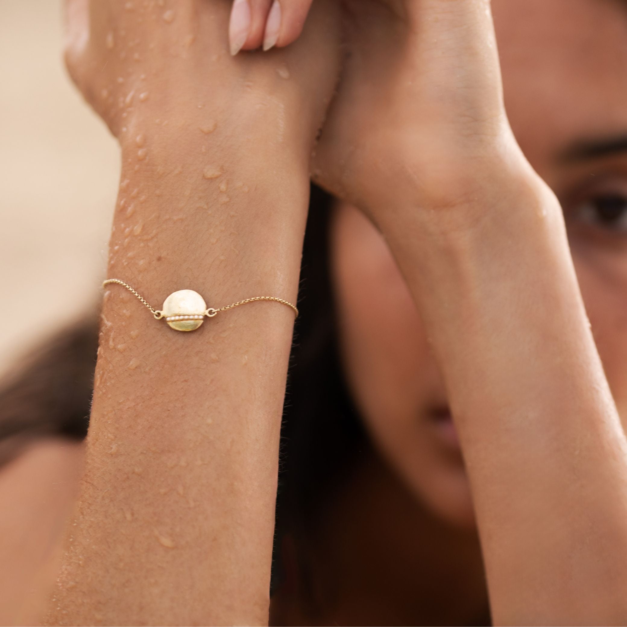 The Pearl Mini Full-Circle Bracelet - Thousand Fibres