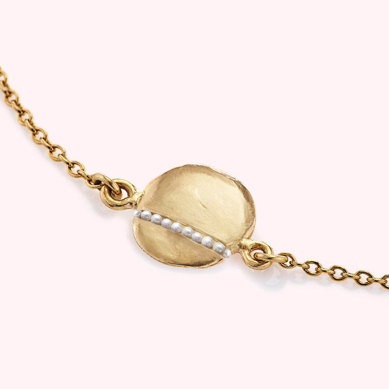 The Pearl Mini Full-Circle Bracelet - Thousand Fibres