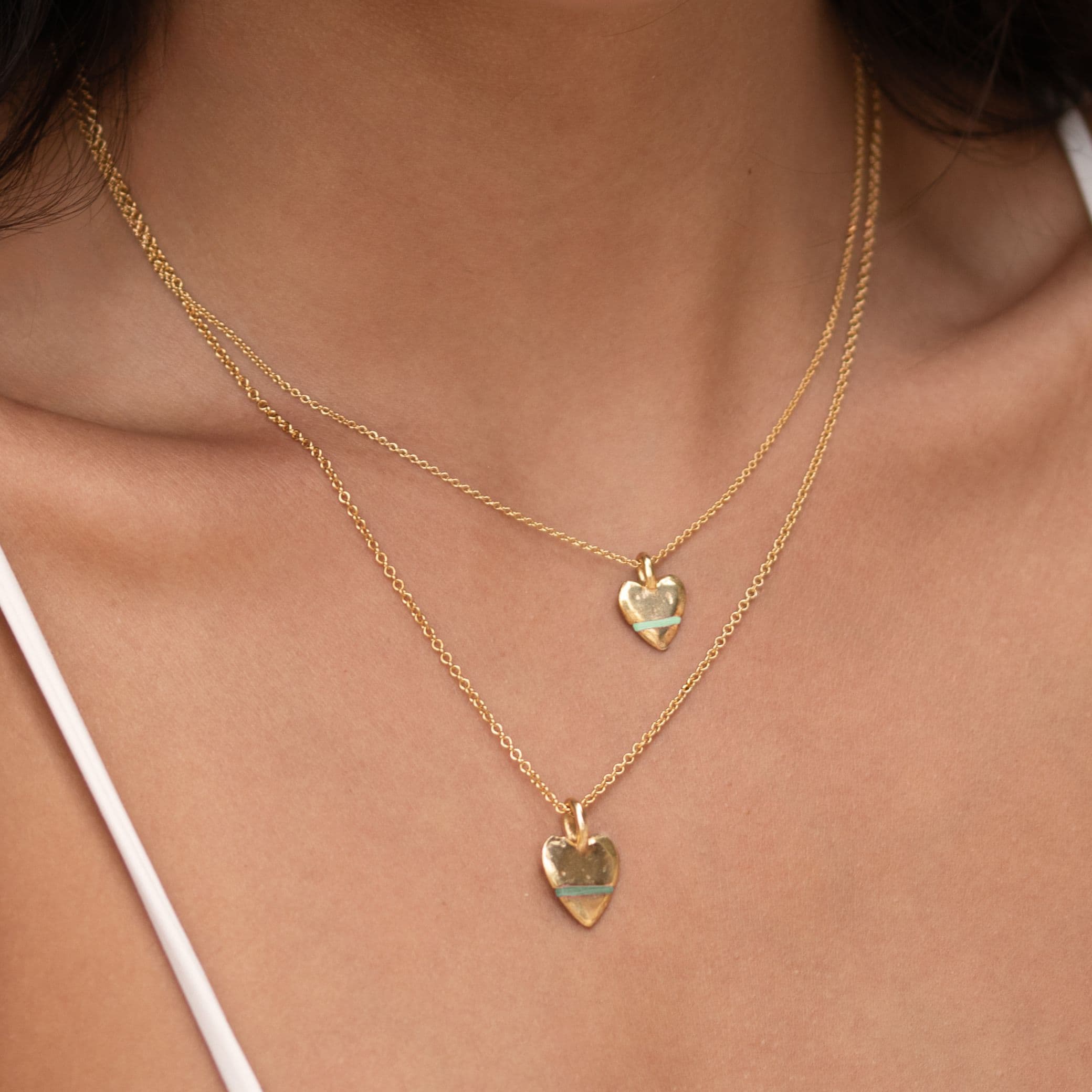 The Mini Heart-Full Necklace - Thousand Fibres