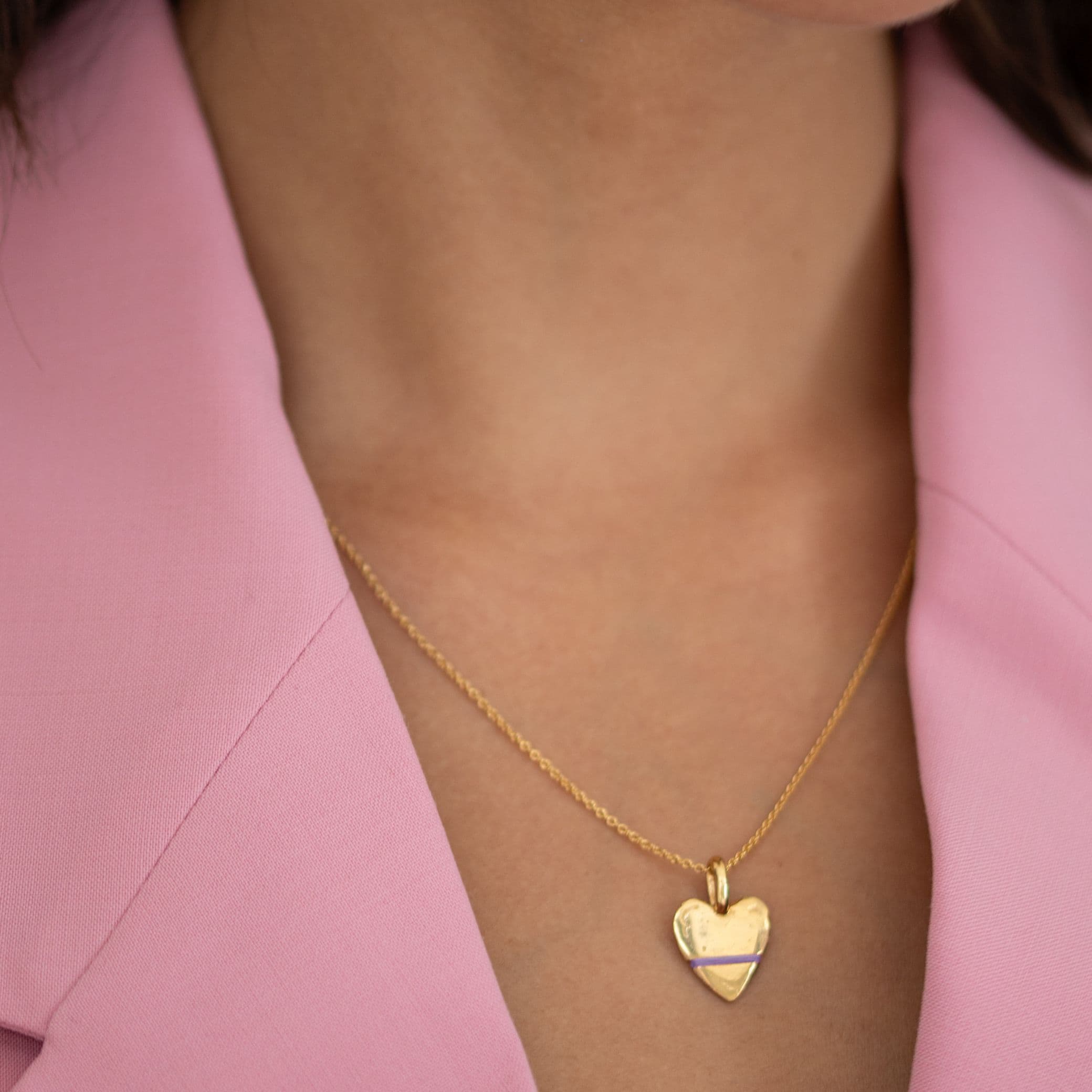 The Mini Heart-Full Necklace - Thousand Fibres