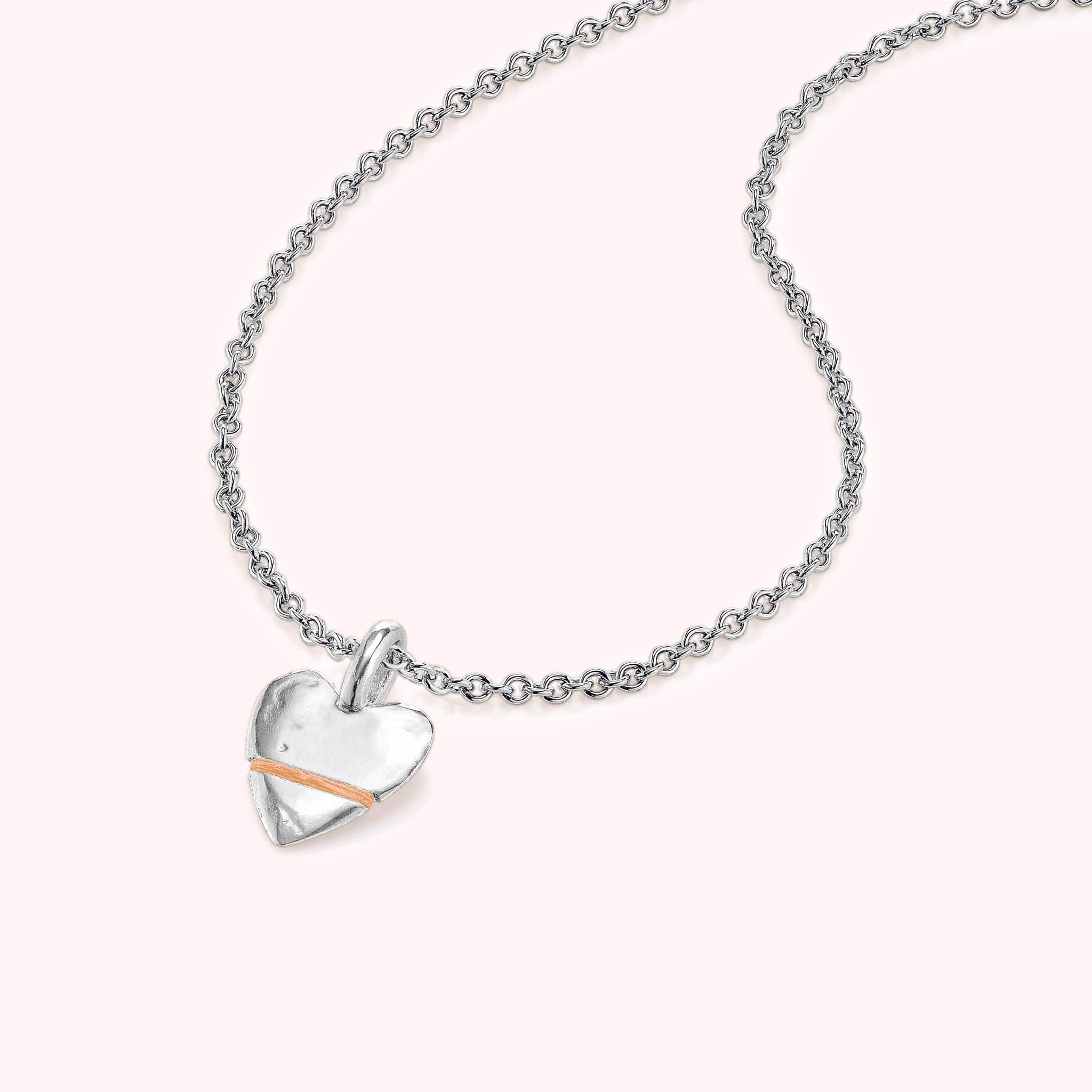 The Mini Heart-Full Necklace - Thousand Fibres