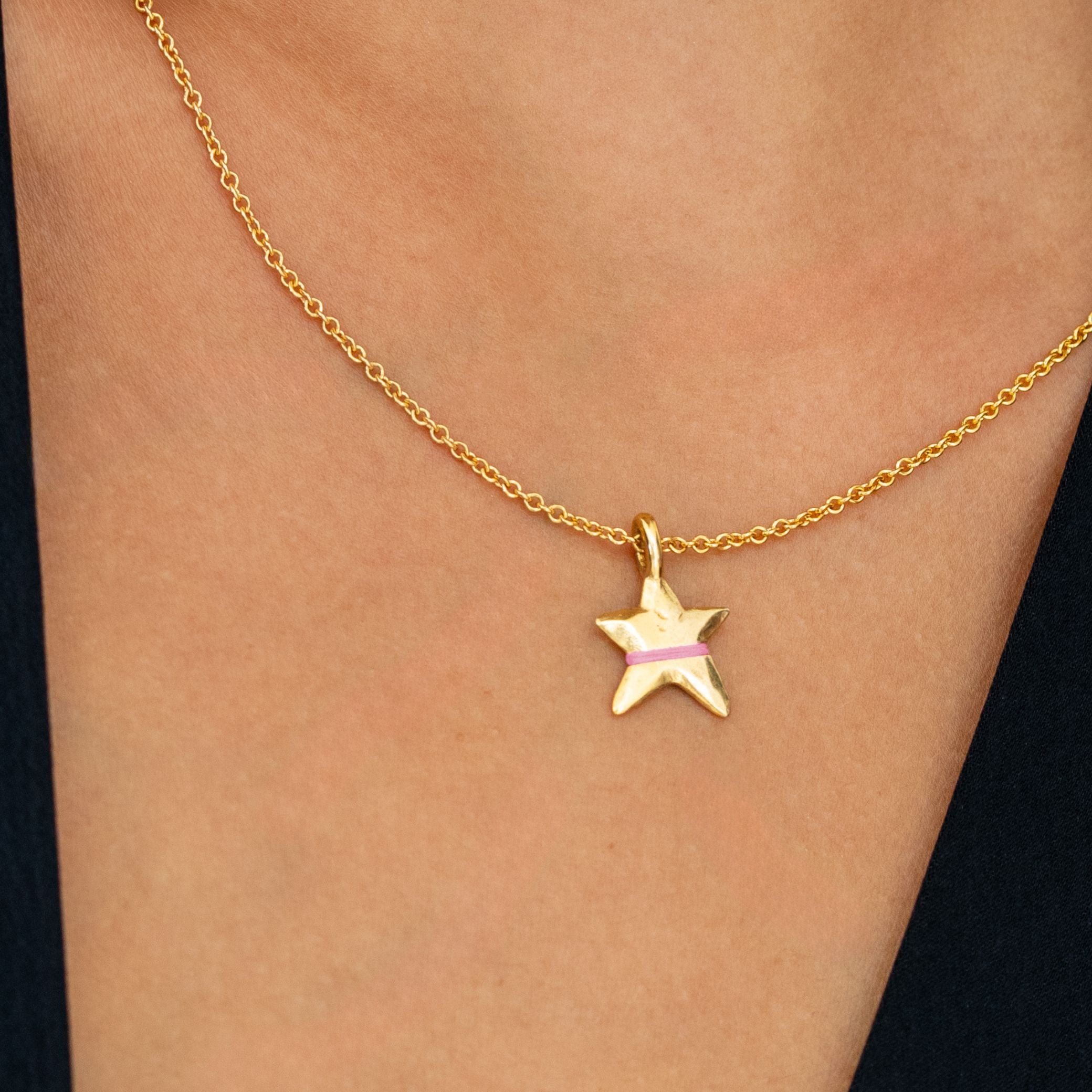 The Mini Lucky Star Necklace - Thousand Fibres