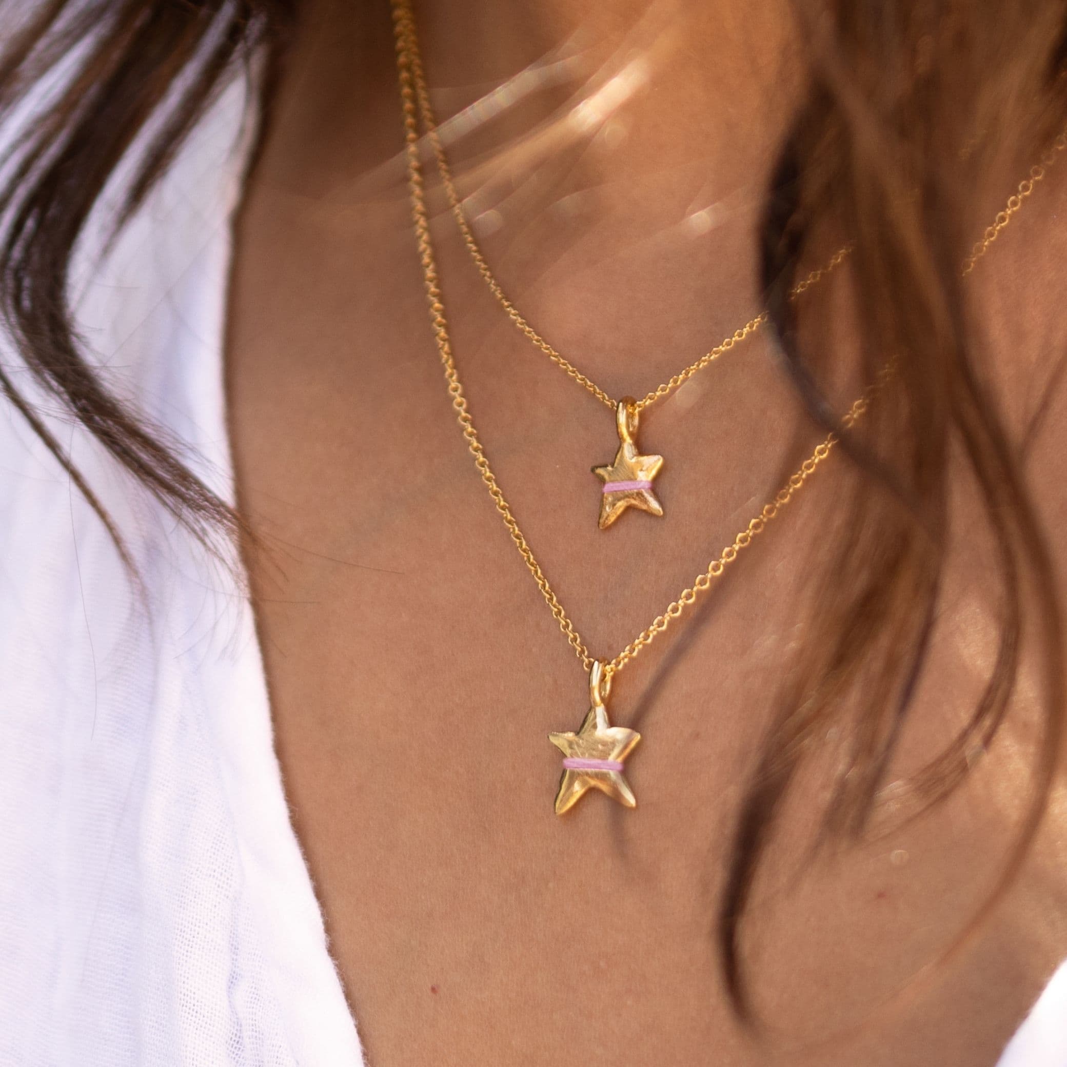 The Mini Lucky Star Necklace - Thousand Fibres