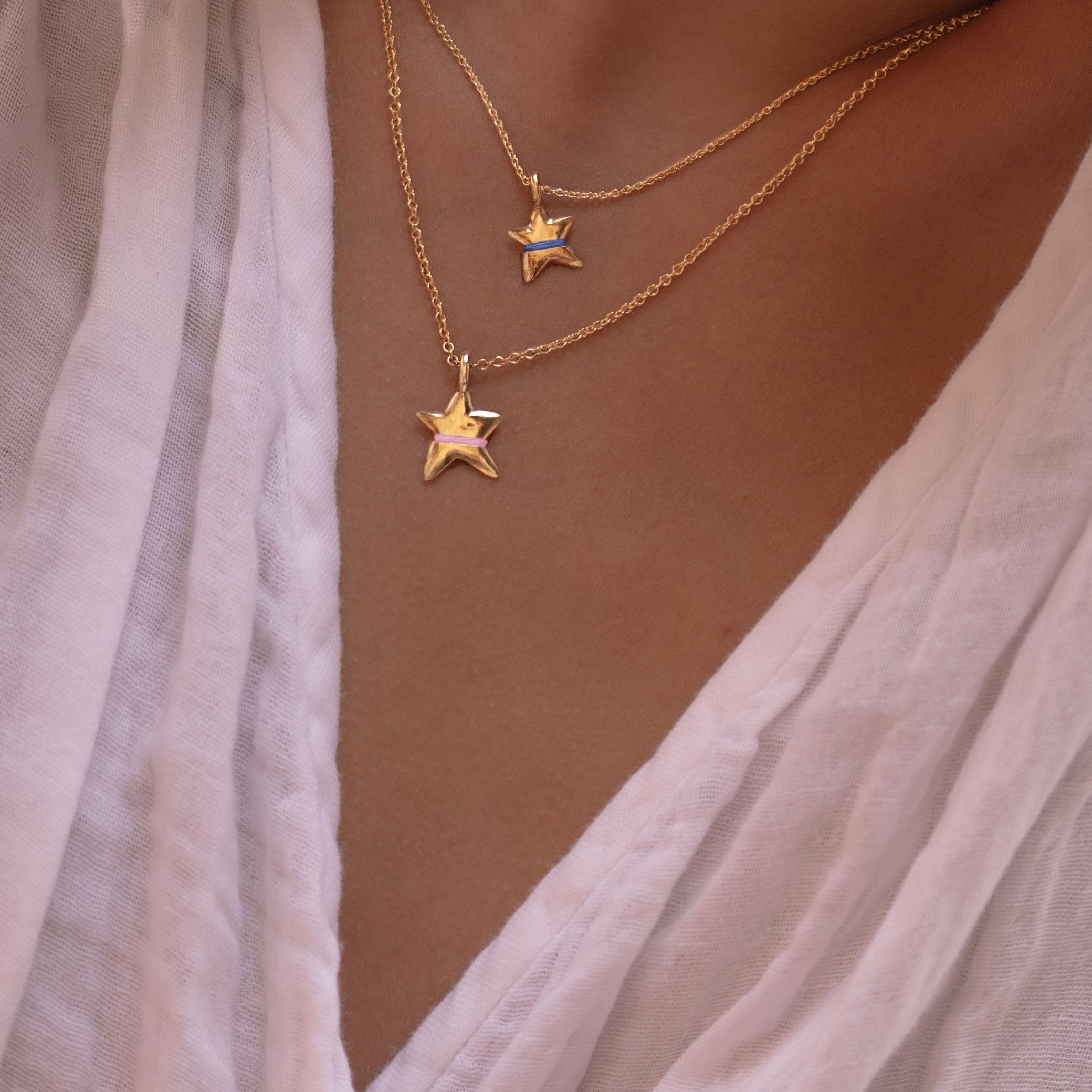 The Mini Lucky Star Necklace - Thousand Fibres