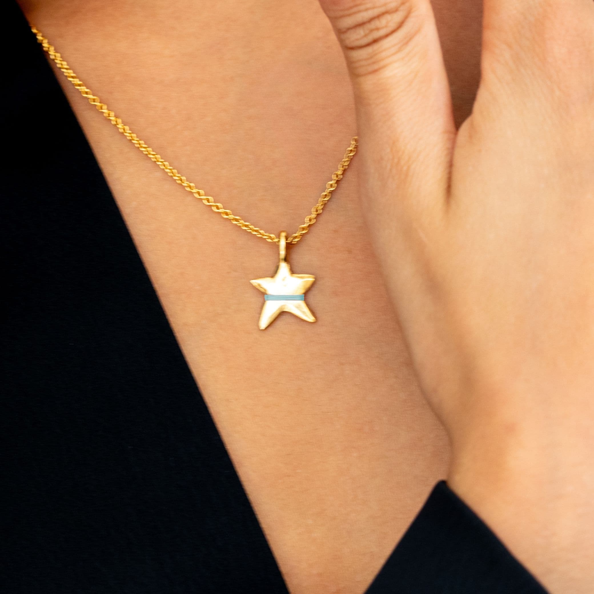 The Mini Lucky Star Necklace - Thousand Fibres