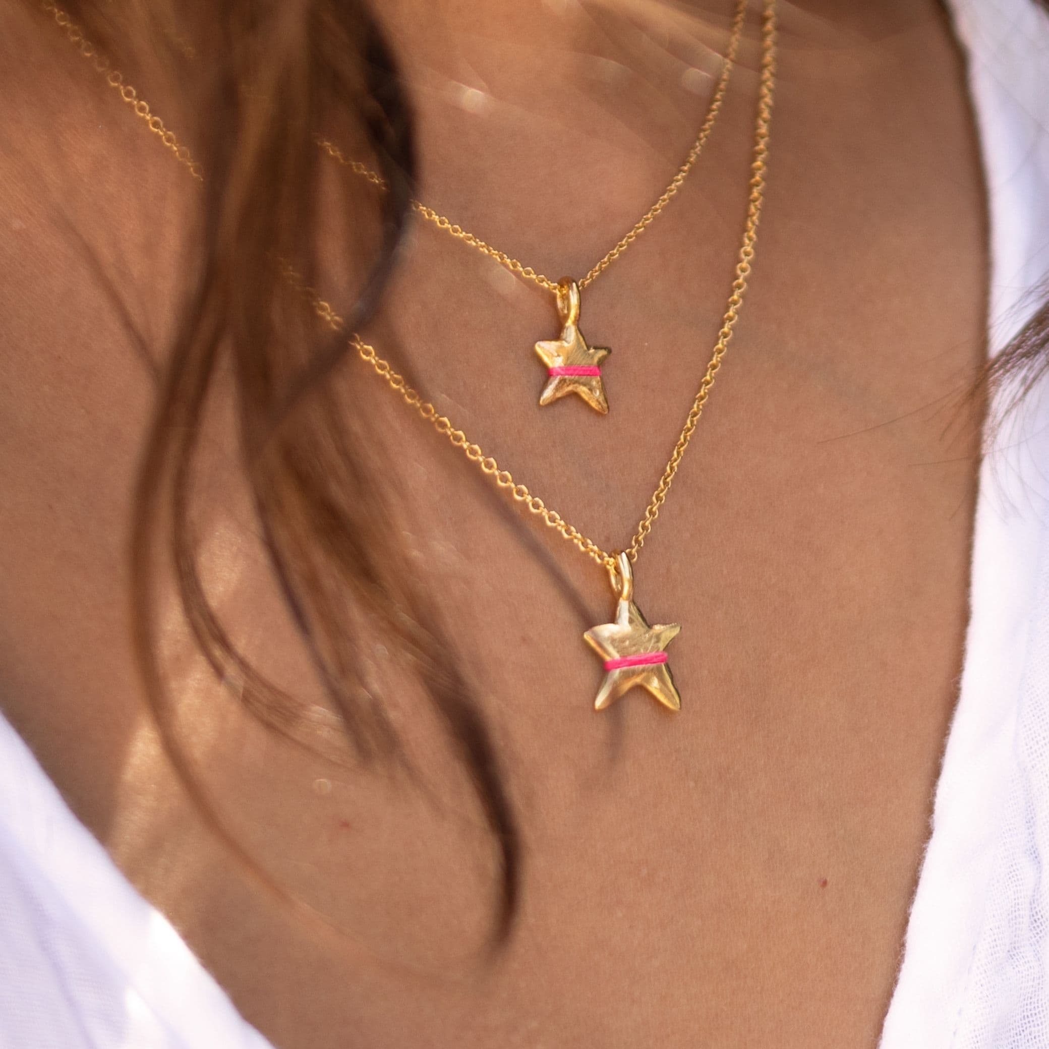 The Mini Lucky Star Necklace - Thousand Fibres