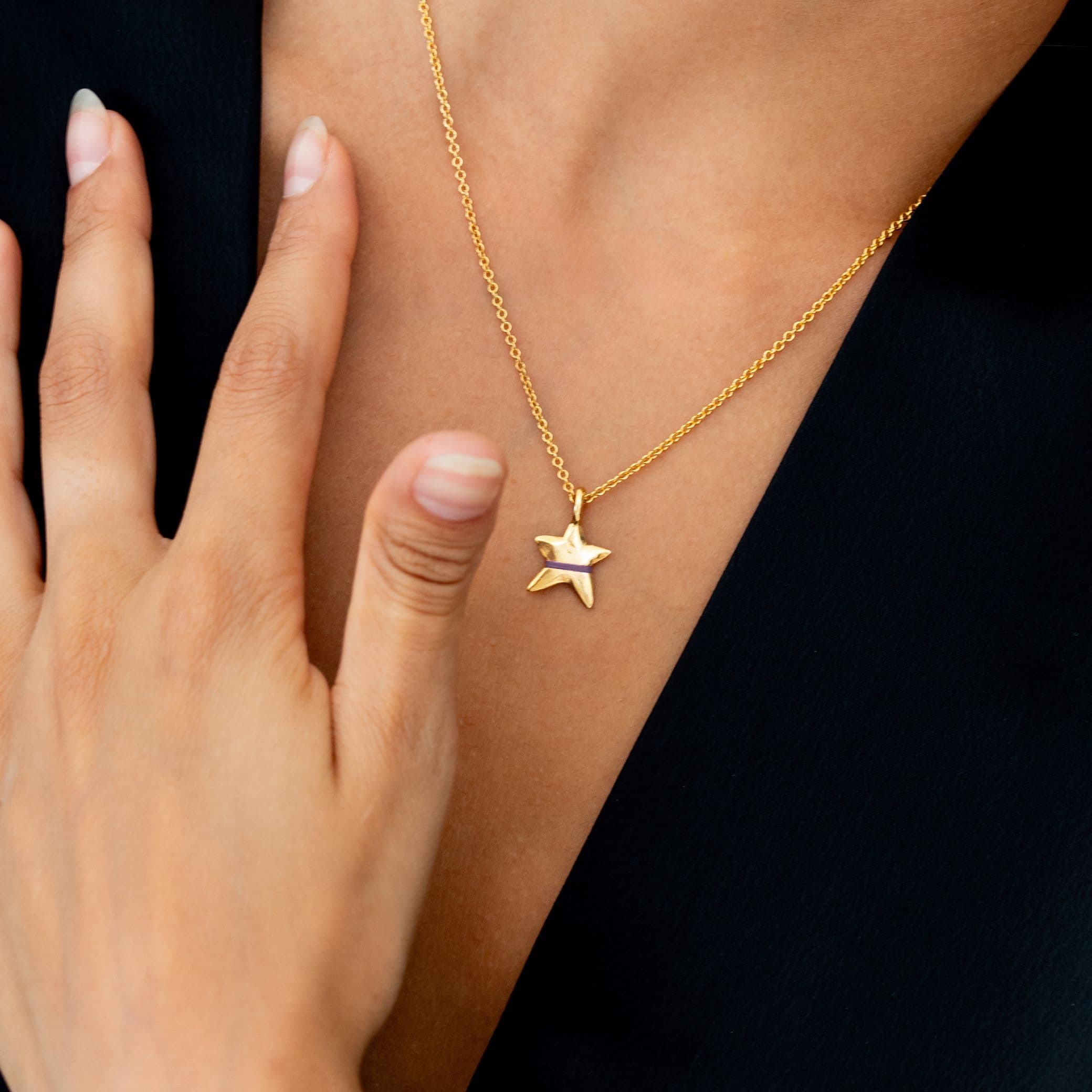 The Mini Lucky Star Necklace - Thousand Fibres