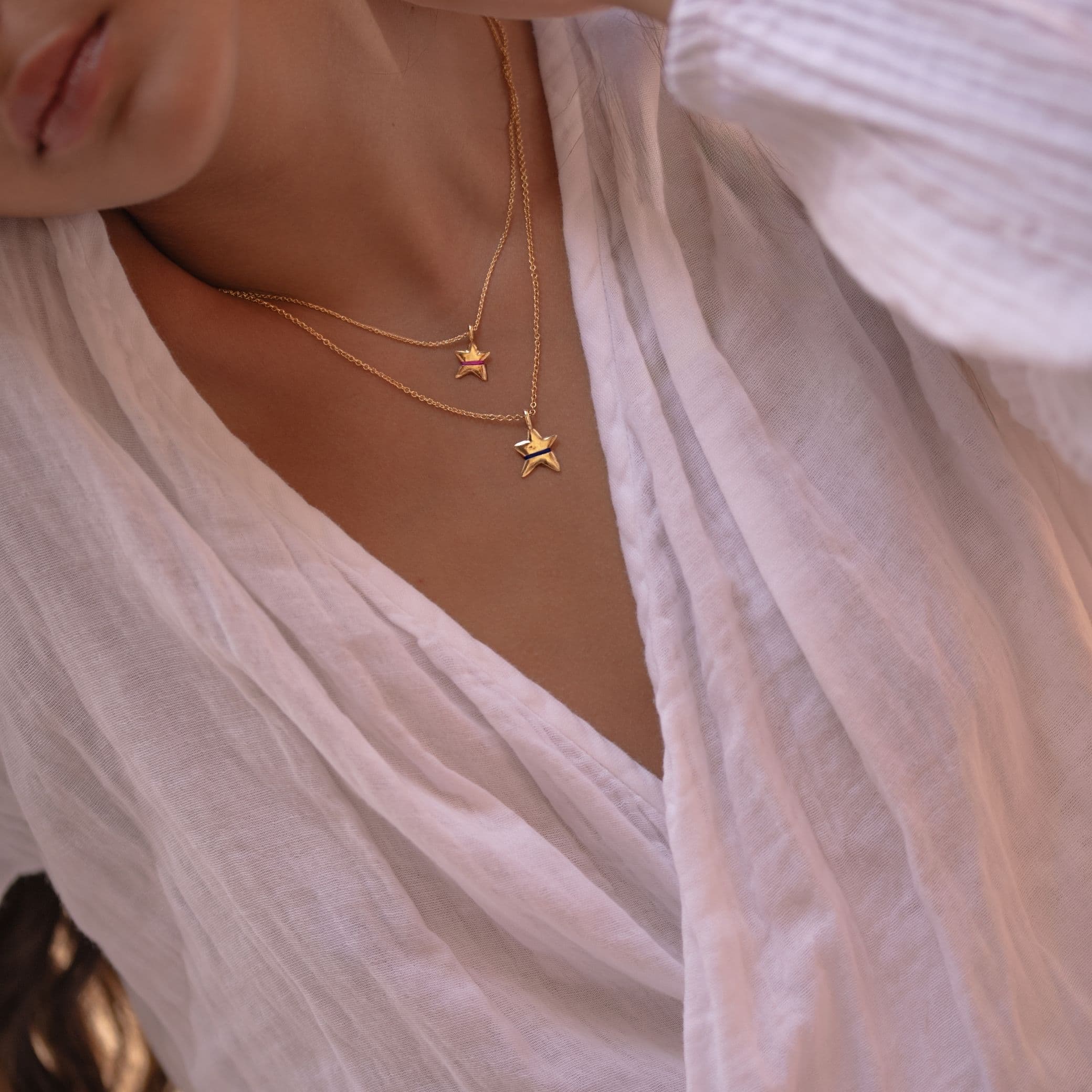 The Mini Lucky Star Necklace - Thousand Fibres