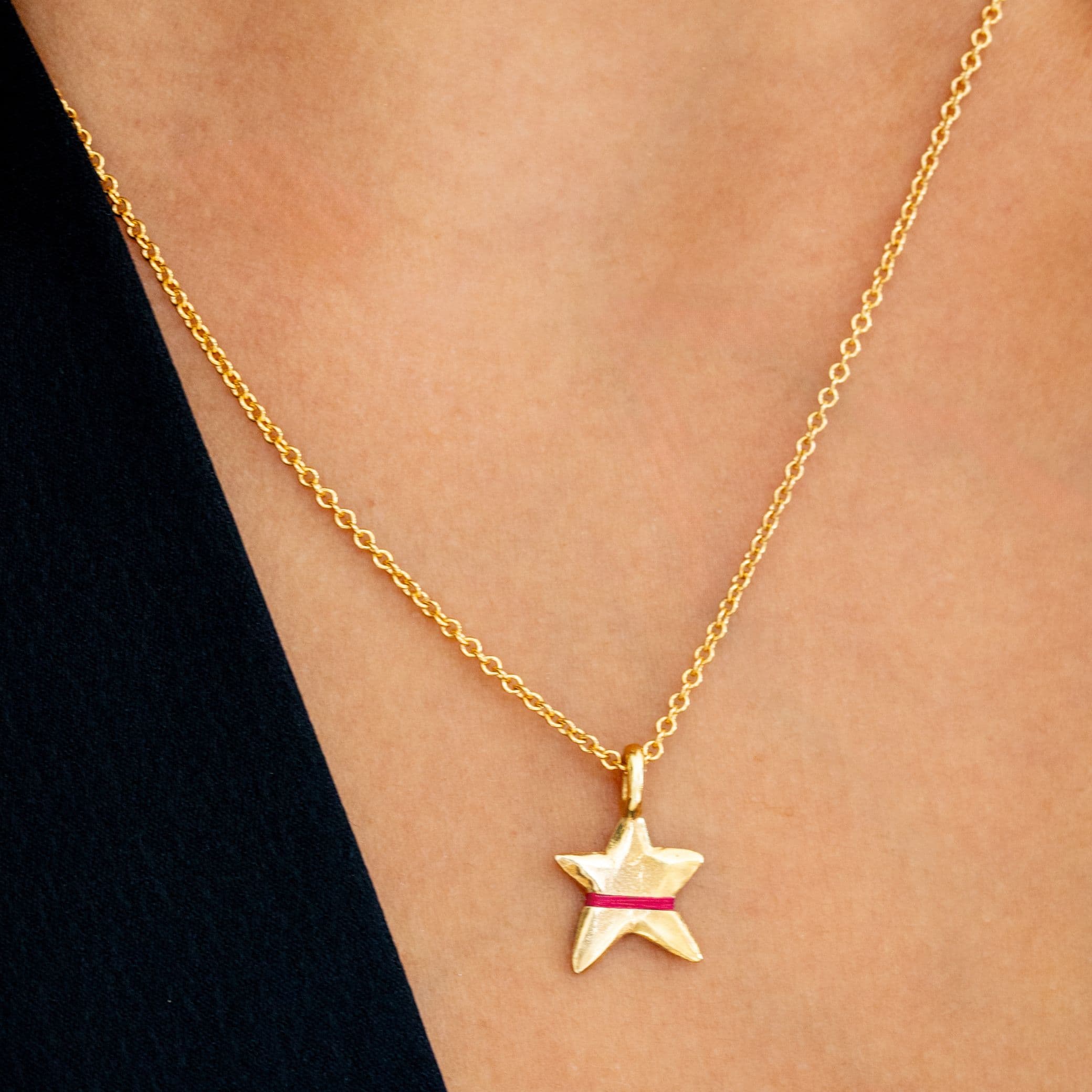 The Mini Lucky Star Necklace - Thousand Fibres