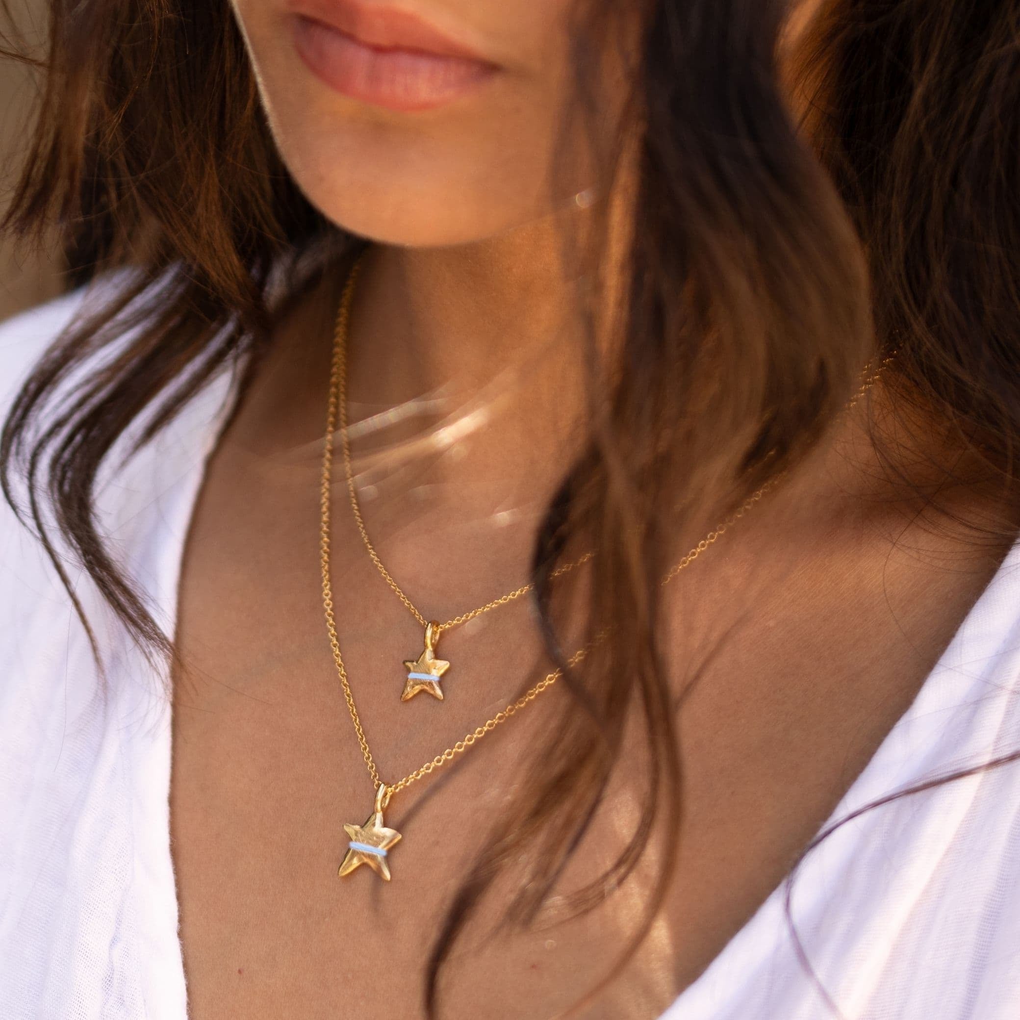 The Mini Lucky Star Necklace - Thousand Fibres