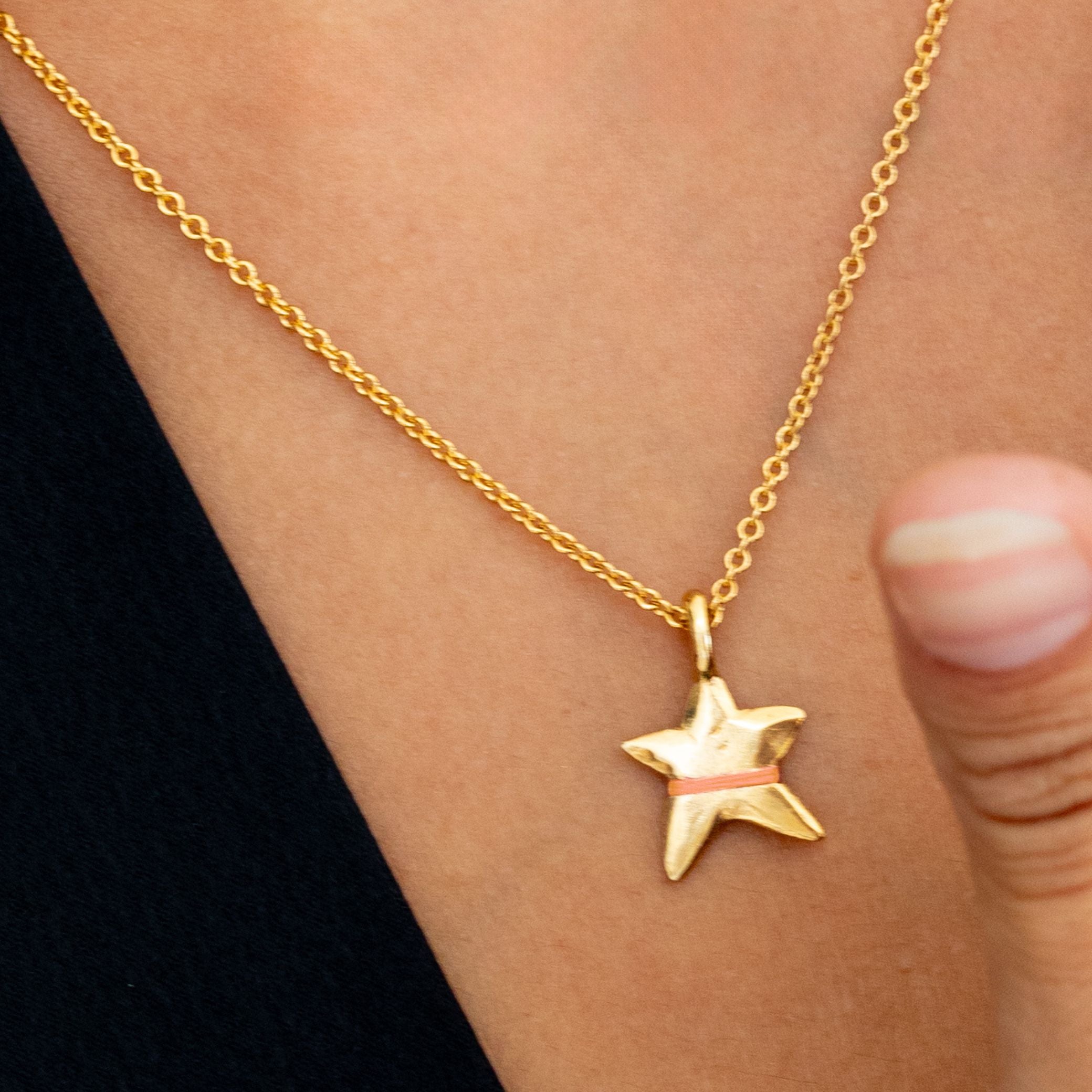 The Mini Lucky Star Necklace - Thousand Fibres