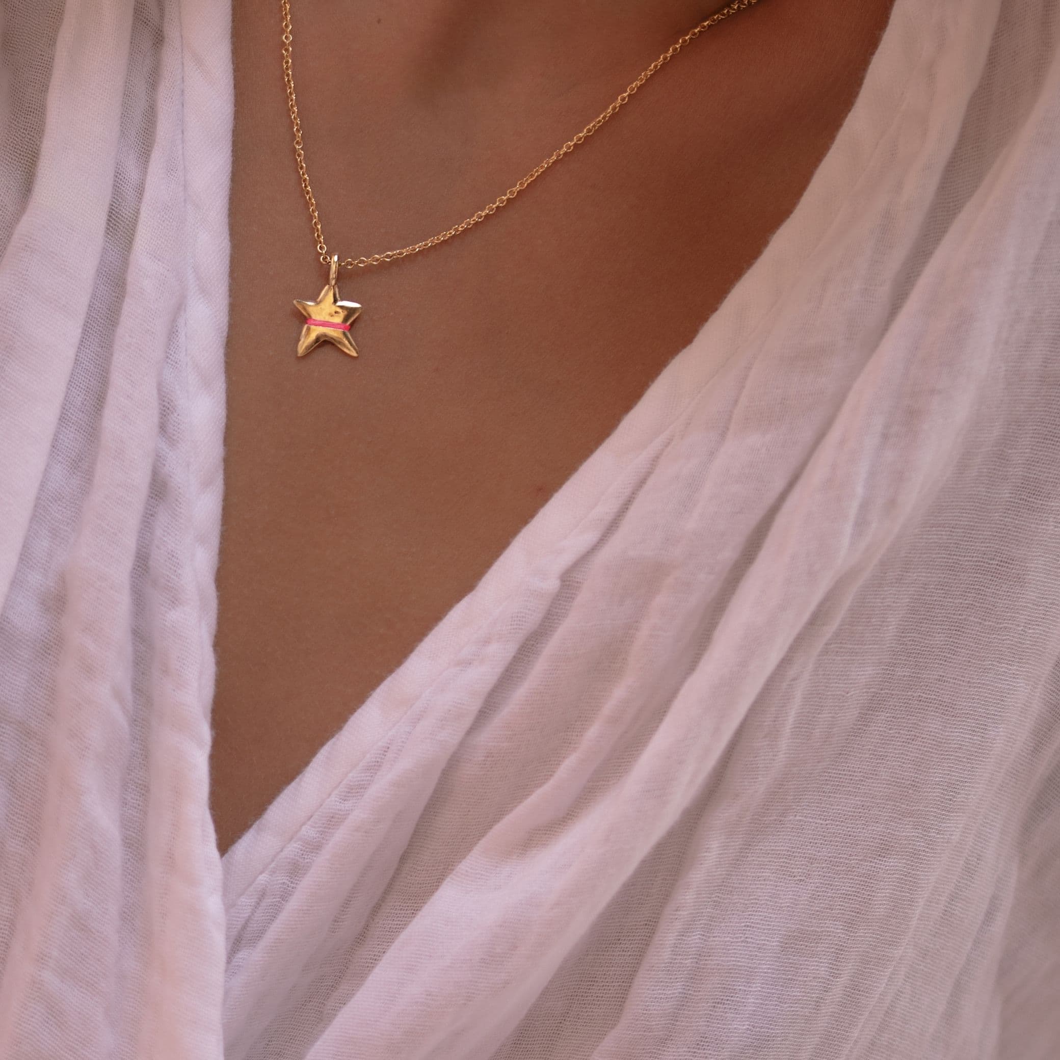 The Tiny Talisman Lucky Star Necklace - Thousand Fibres