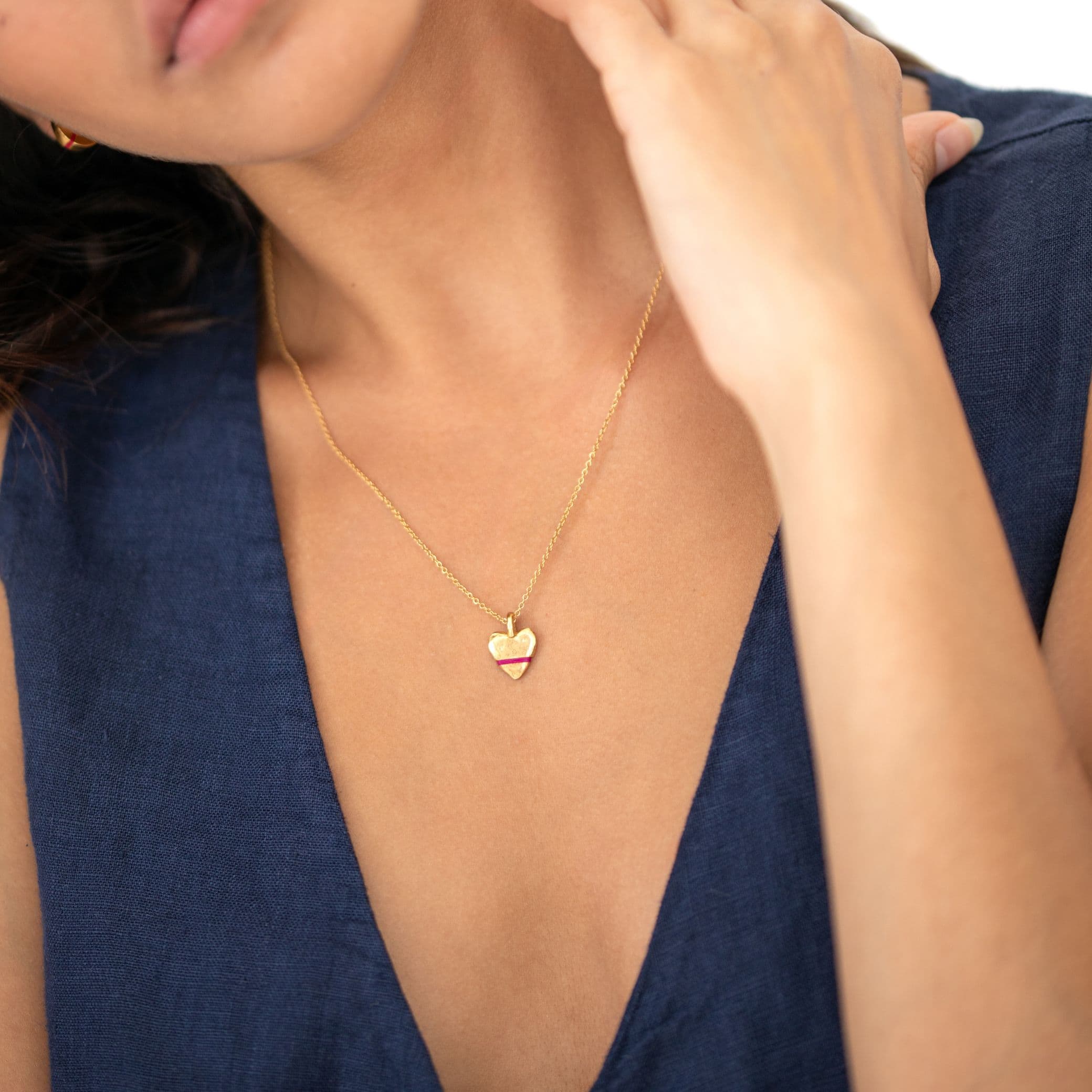 The Tiny Talisman Heart-Full Necklace