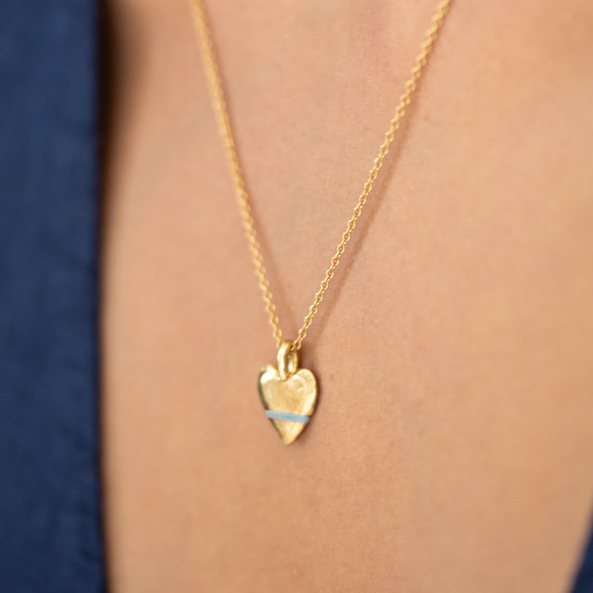 The Tiny Talisman Heart-Full Necklace - Thousand Fibres