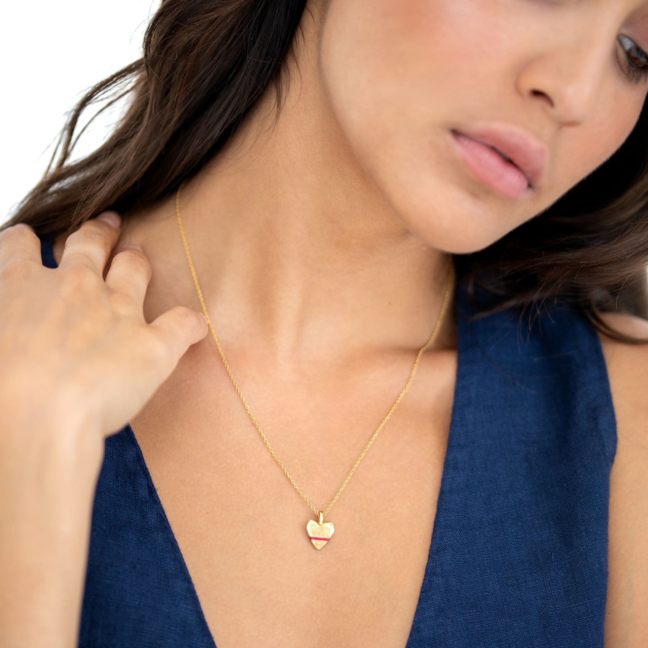 The Tiny Talisman Heart-Full Necklace