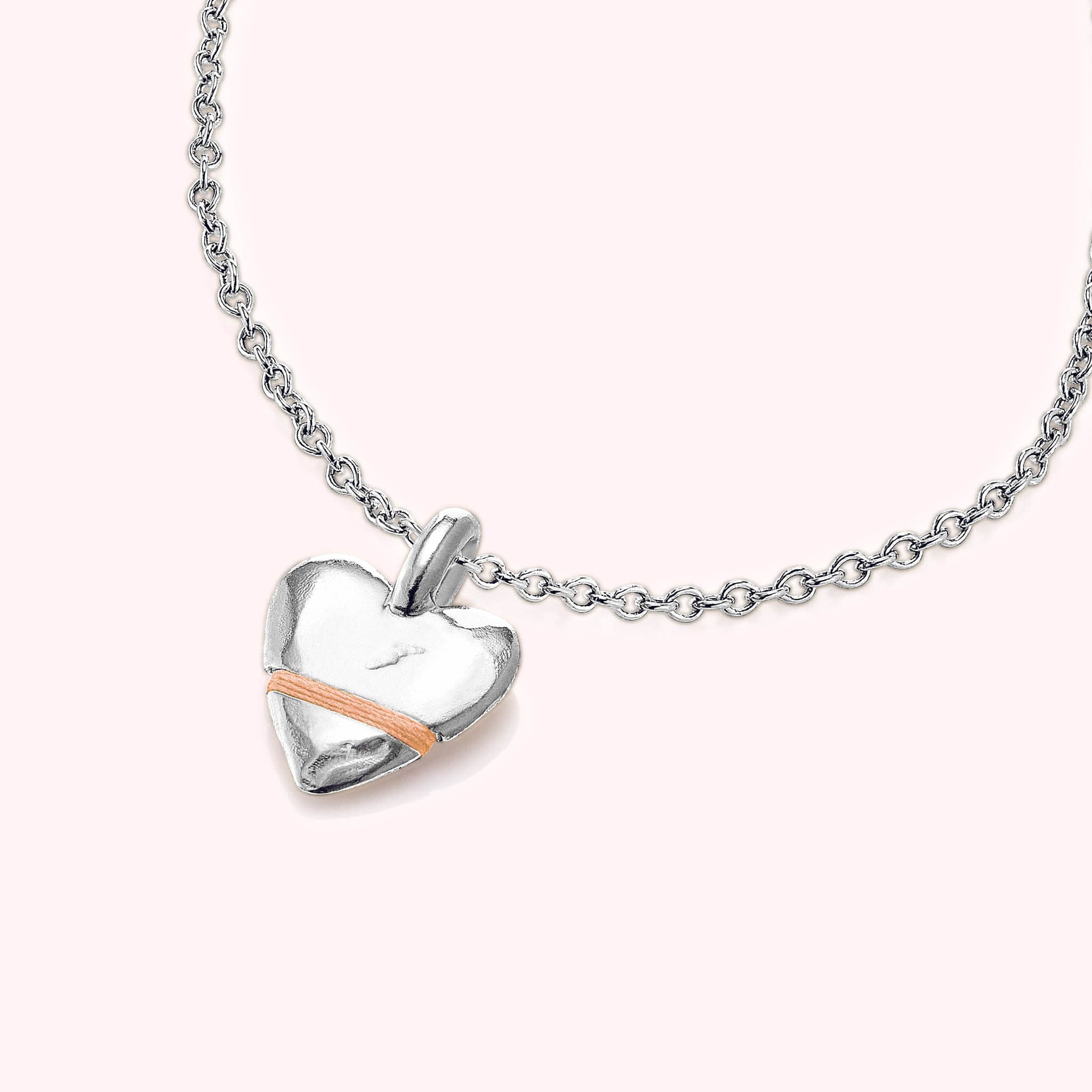 The Tiny Talisman Heart-Full Necklace - Thousand Fibres