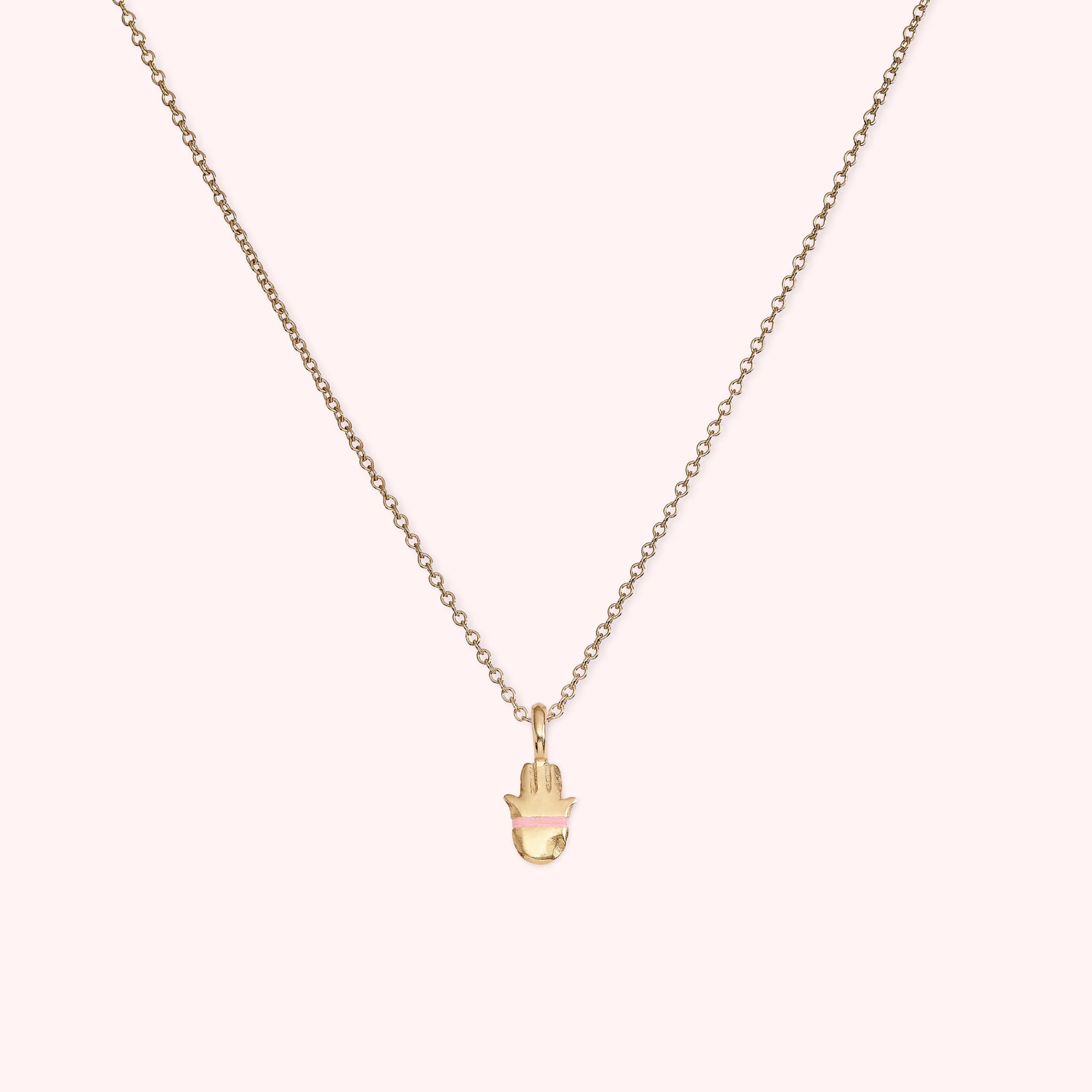 The Tiny Talisman Hamsa Necklace