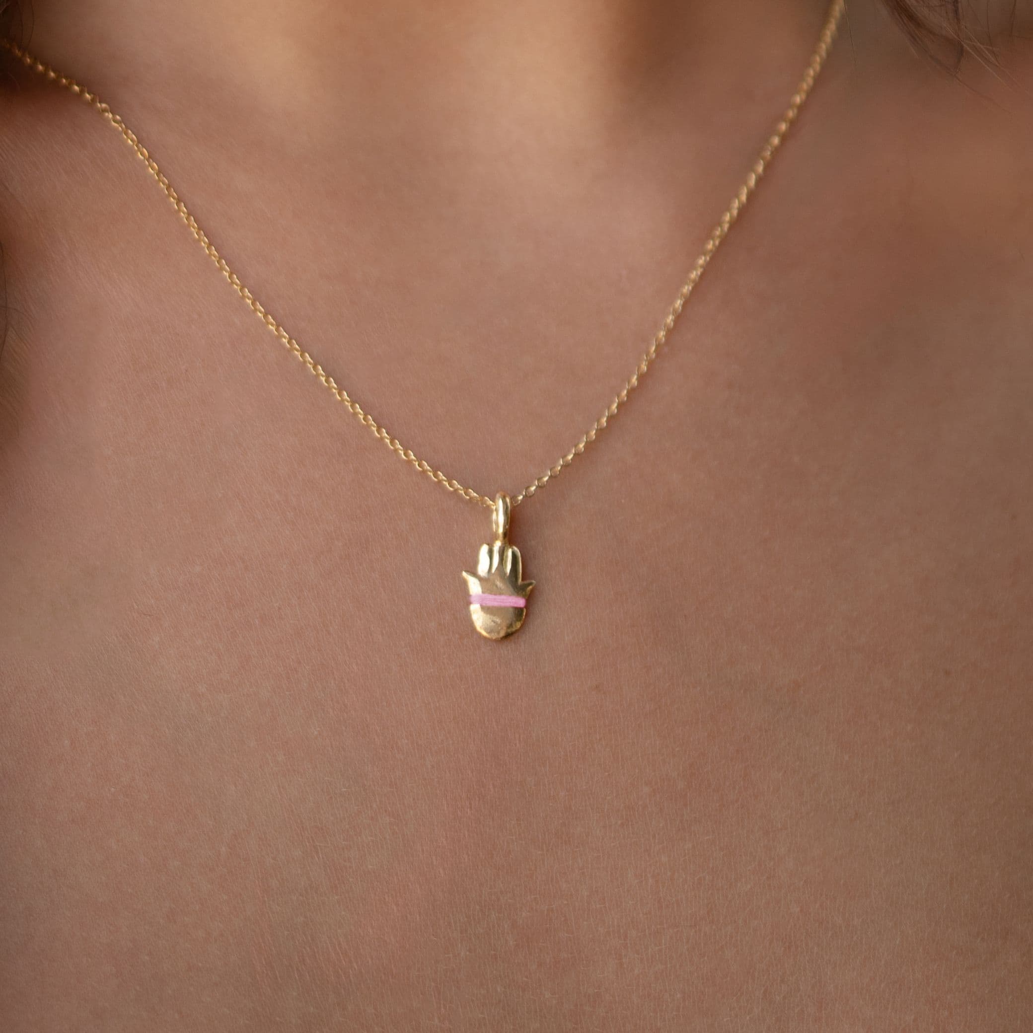 The Tiny Talisman Hamsa Necklace