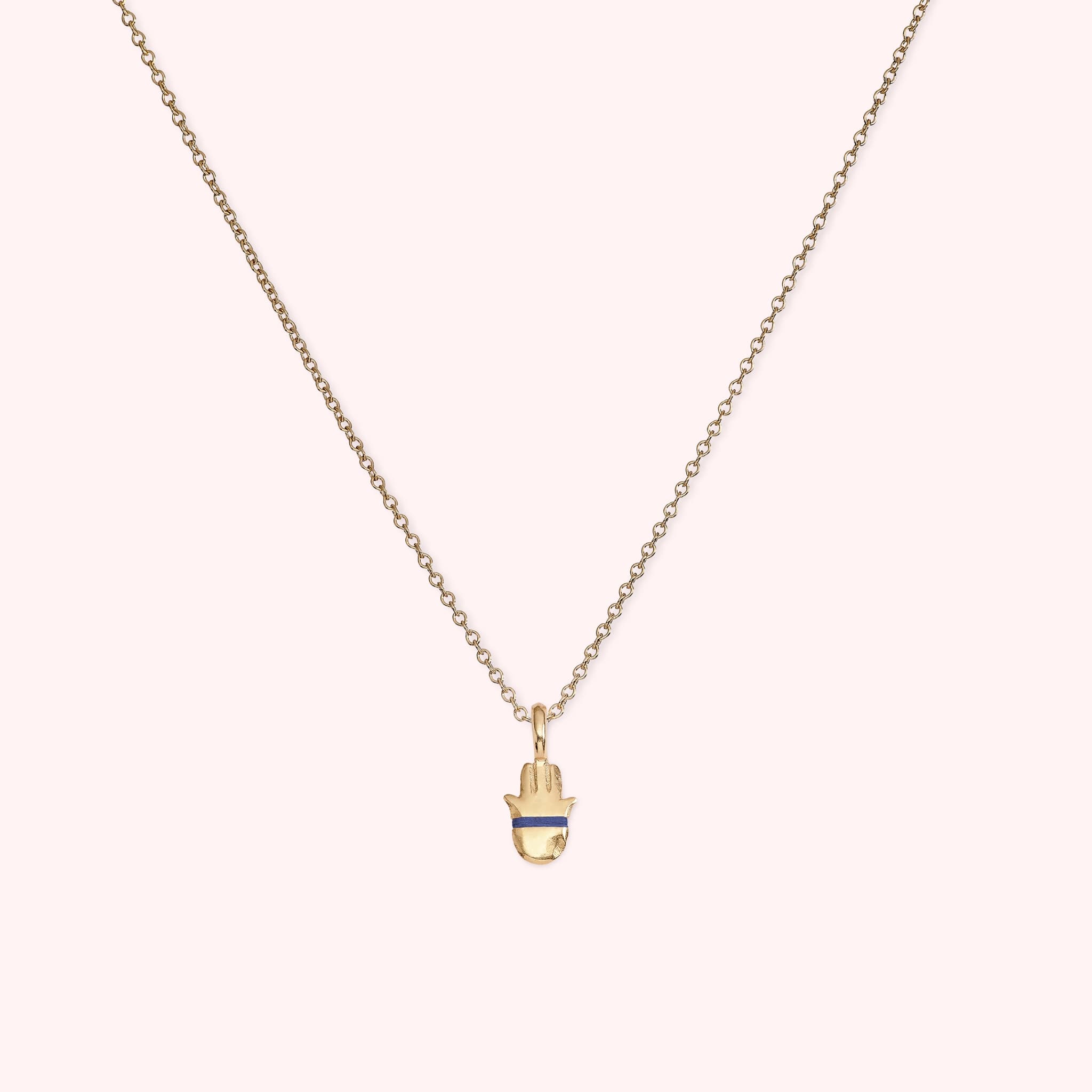 The Tiny Talisman Hamsa Necklace