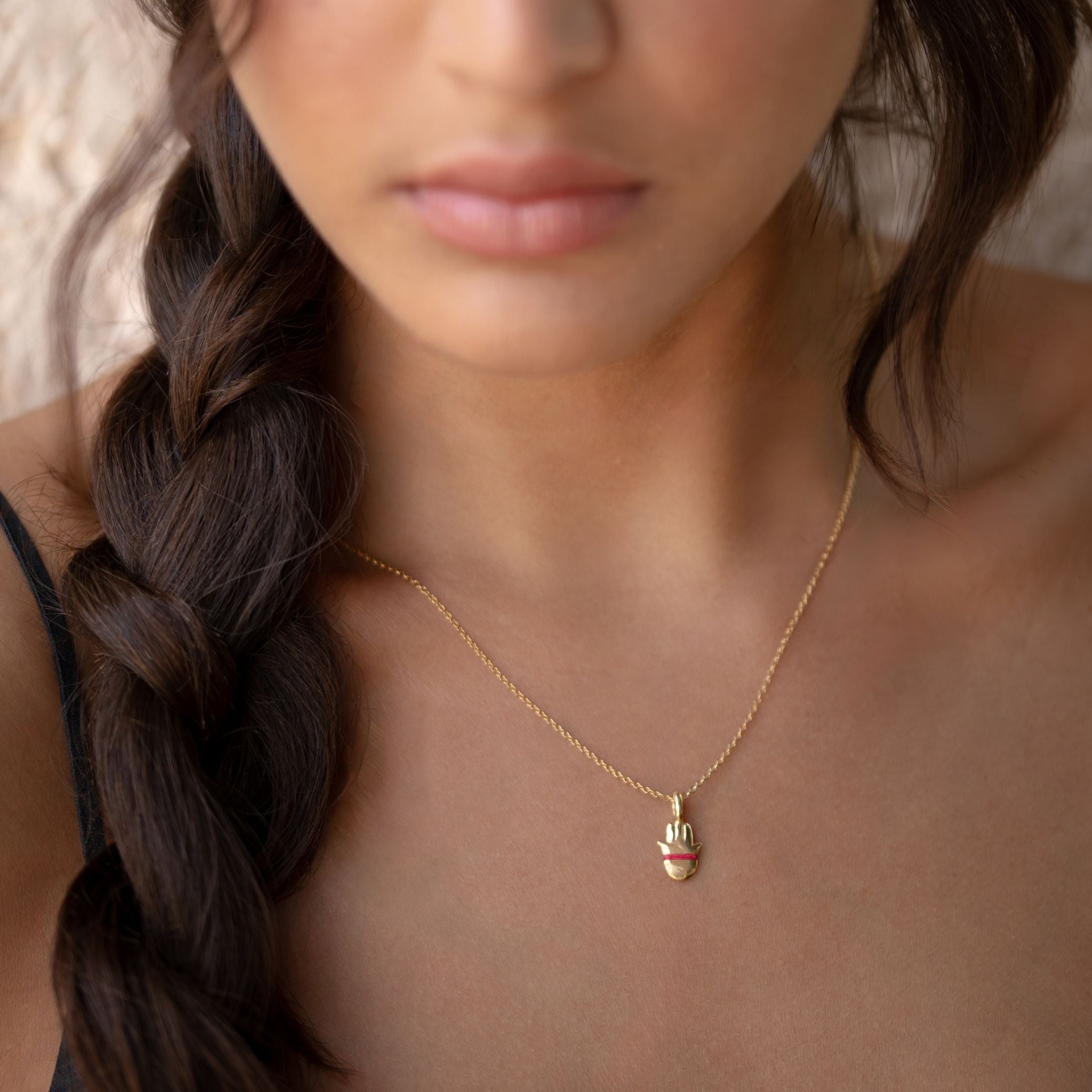 The Tiny Talisman Hamsa Necklace