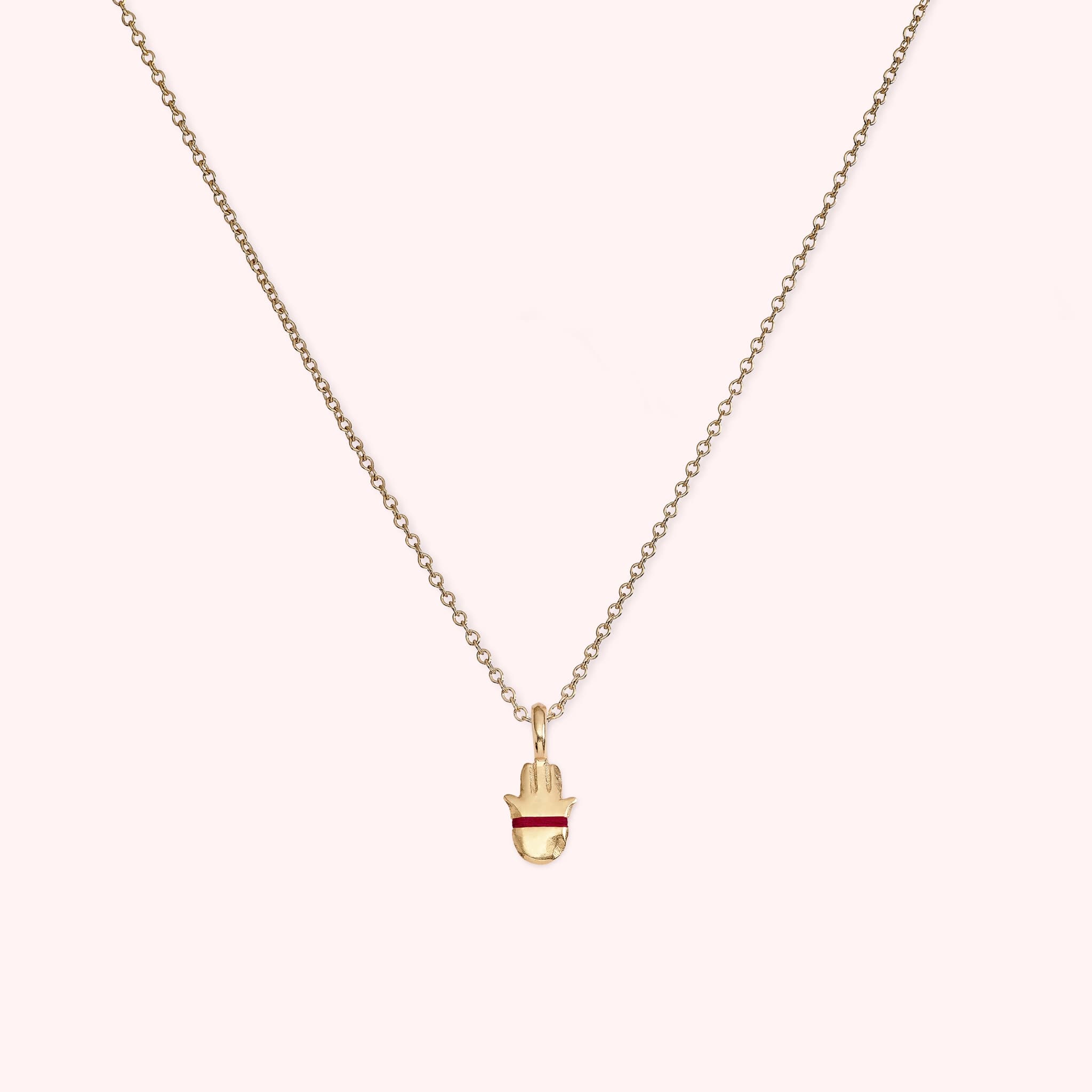 The Tiny Talisman Hamsa Necklace