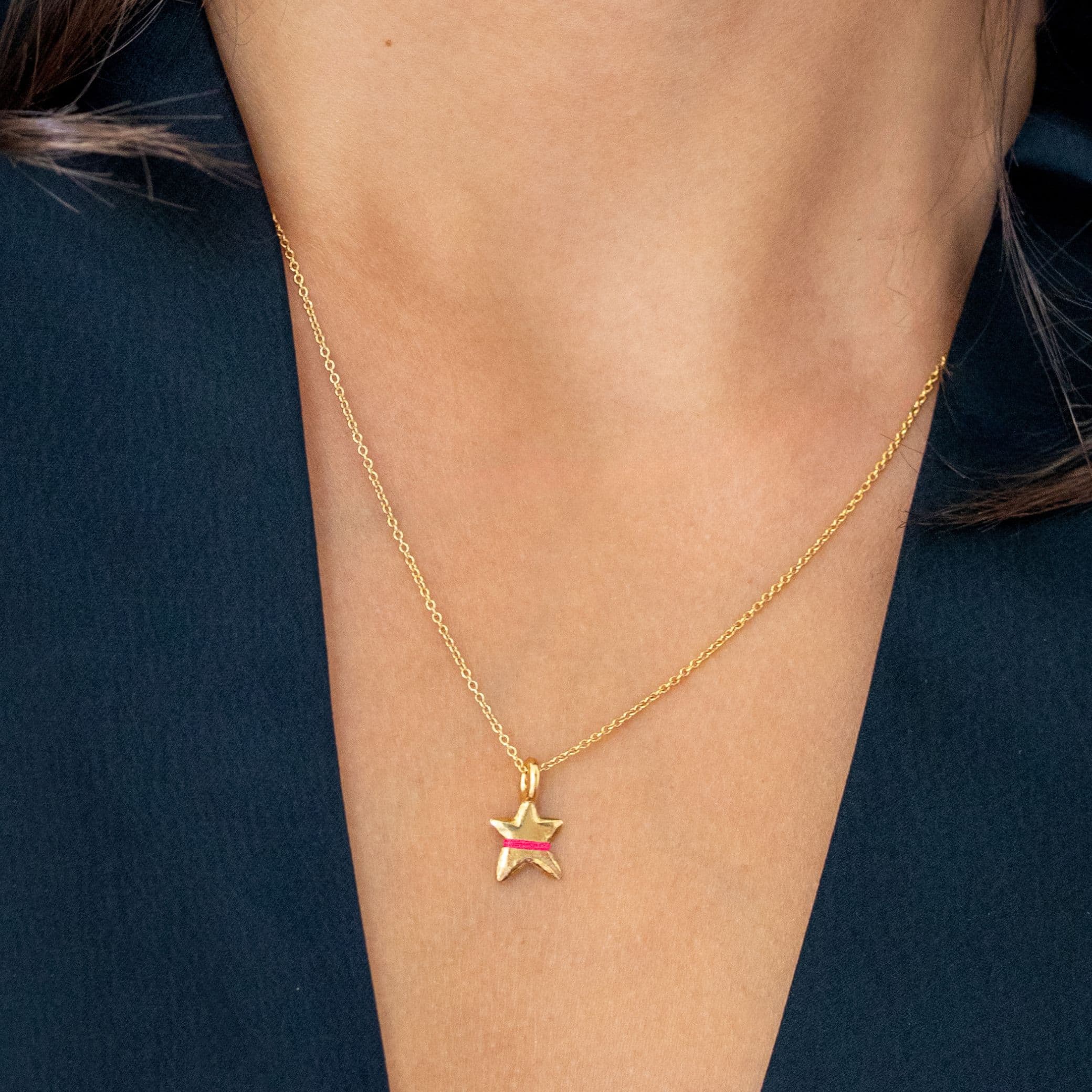 The Tiny Talisman Lucky Star Necklace - Thousand Fibres