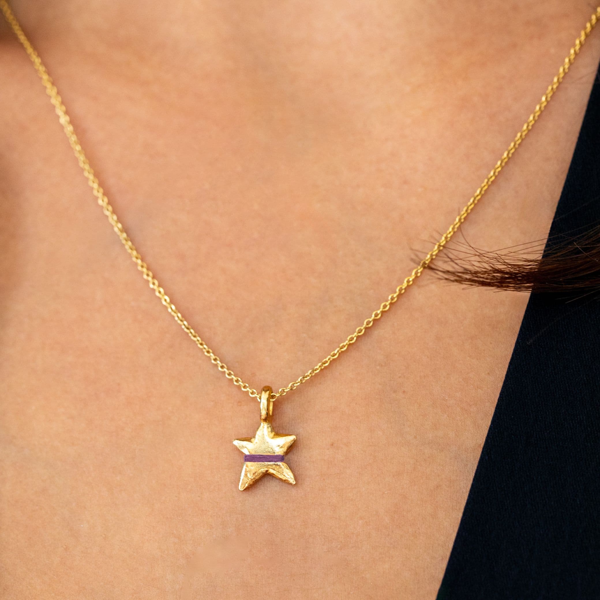 The Tiny Talisman Lucky Star Necklace - Thousand Fibres