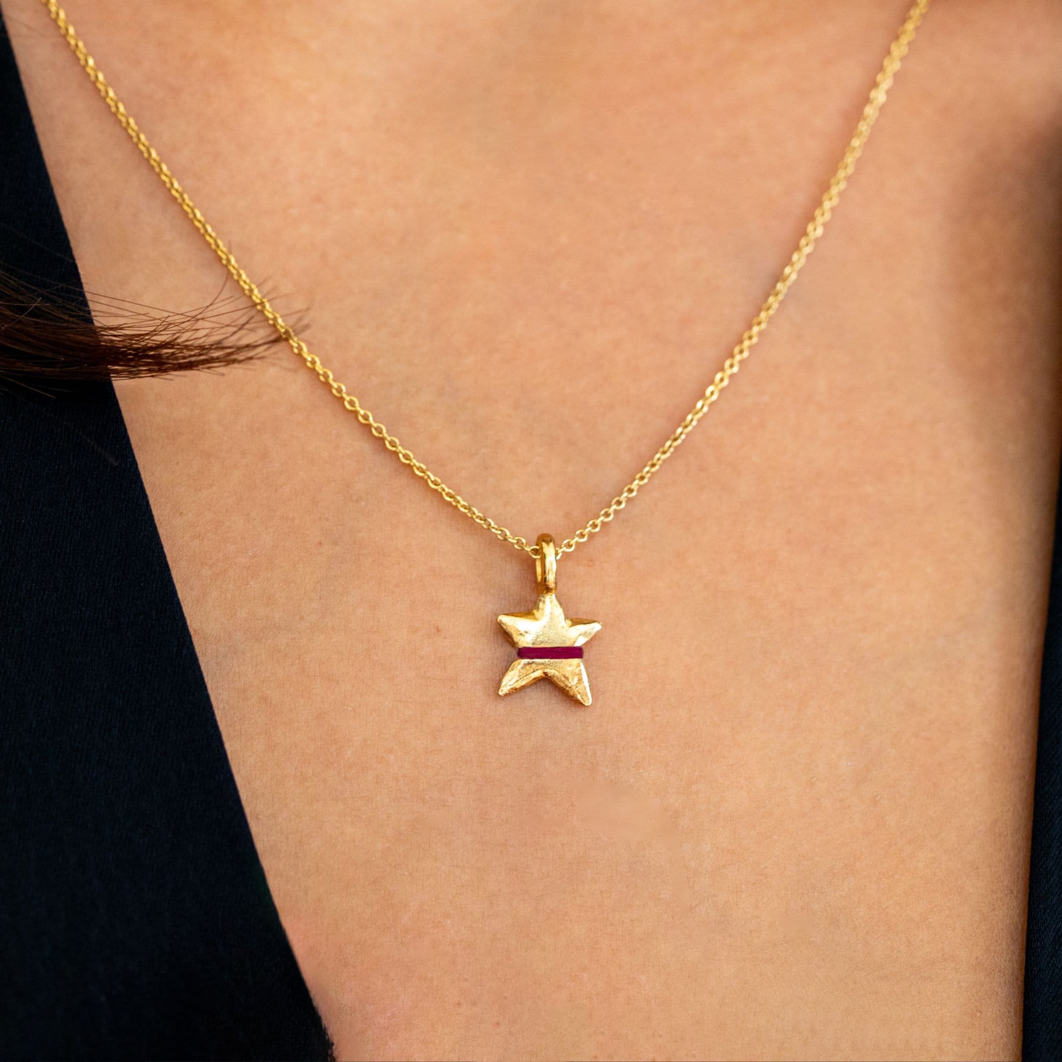 The Tiny Talisman Lucky Star Necklace - Thousand Fibres