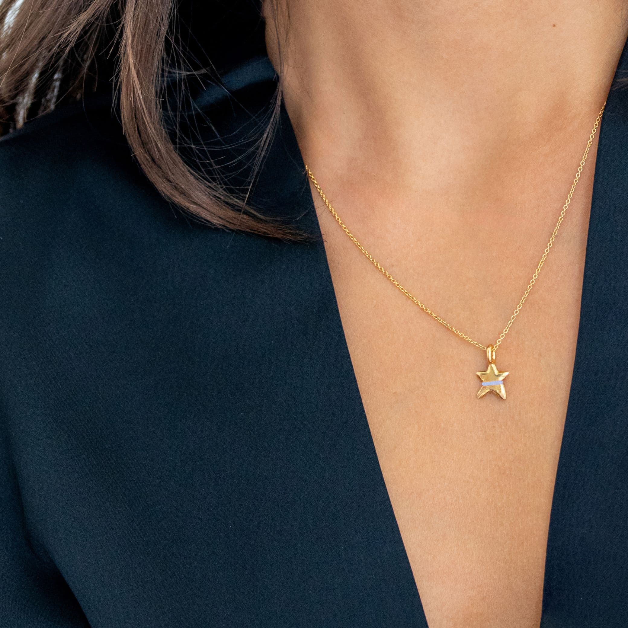 The Tiny Talisman Lucky Star Necklace - Thousand Fibres