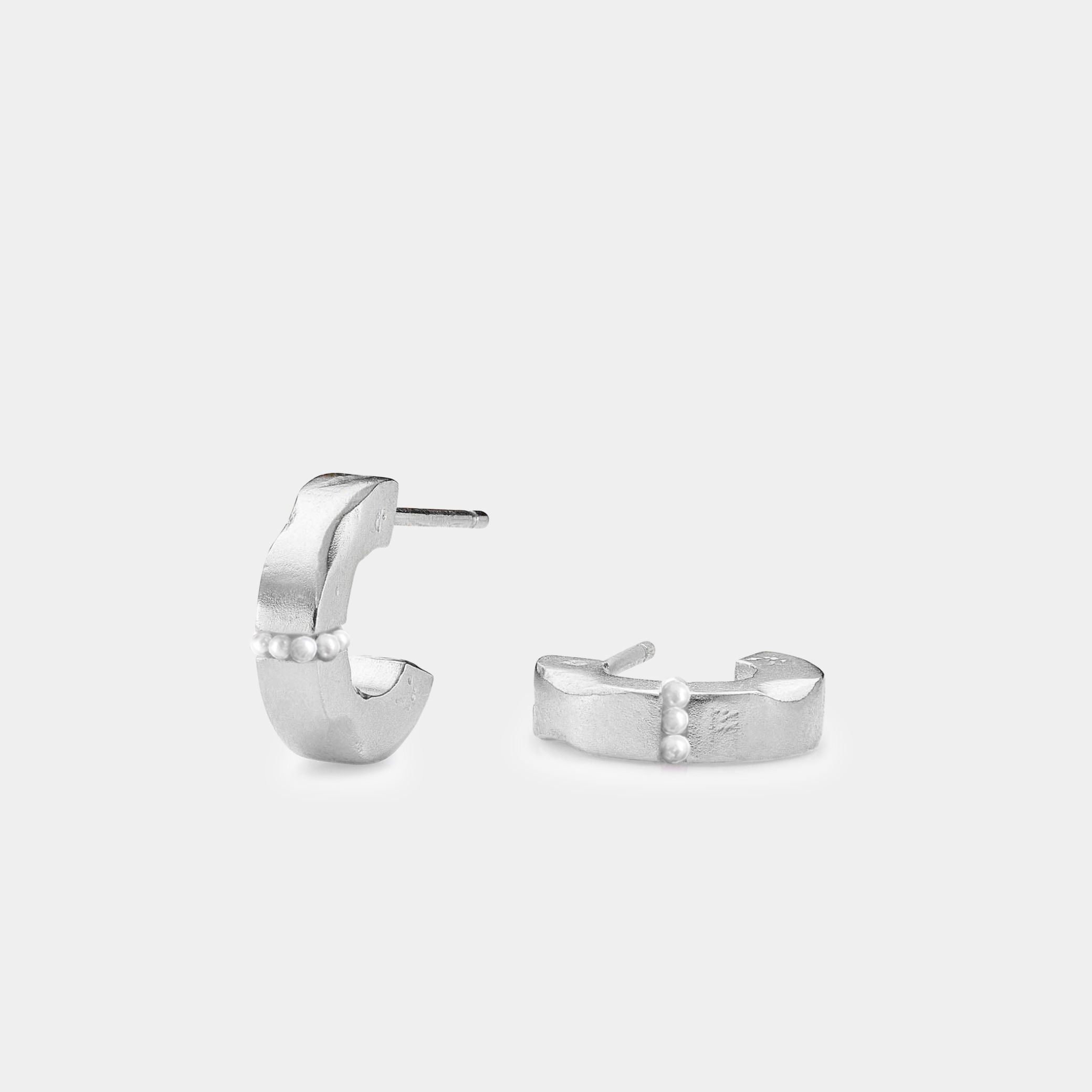 The Pearl Mini Flow State Earrings - Thousand Fibres