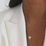 The Pearl Mini Heart-Full Necklace