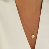 The Pearl Mini Full-Circle Necklace