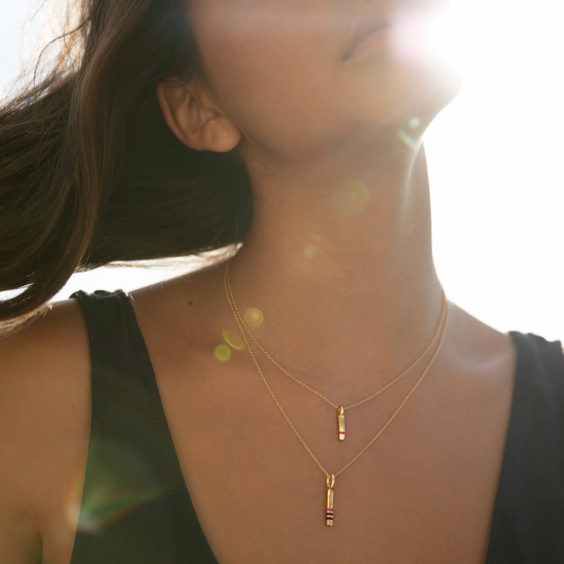 The Mini Between-Us Necklace - Thousand Fibres