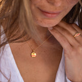 The Mini Full-Circle Necklace - Thousand Fibres